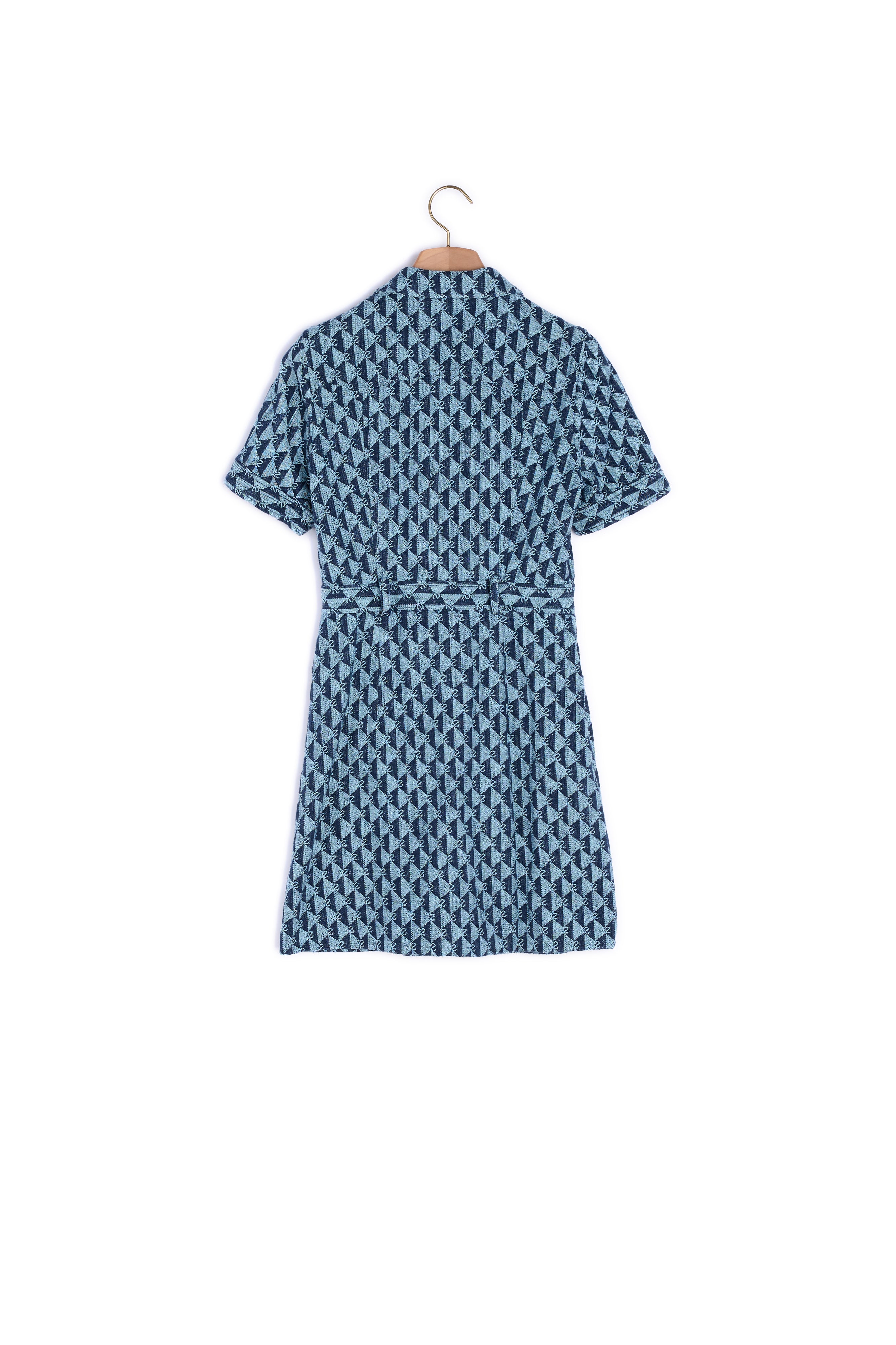 Robe en jacquard double S Sandro seconde main