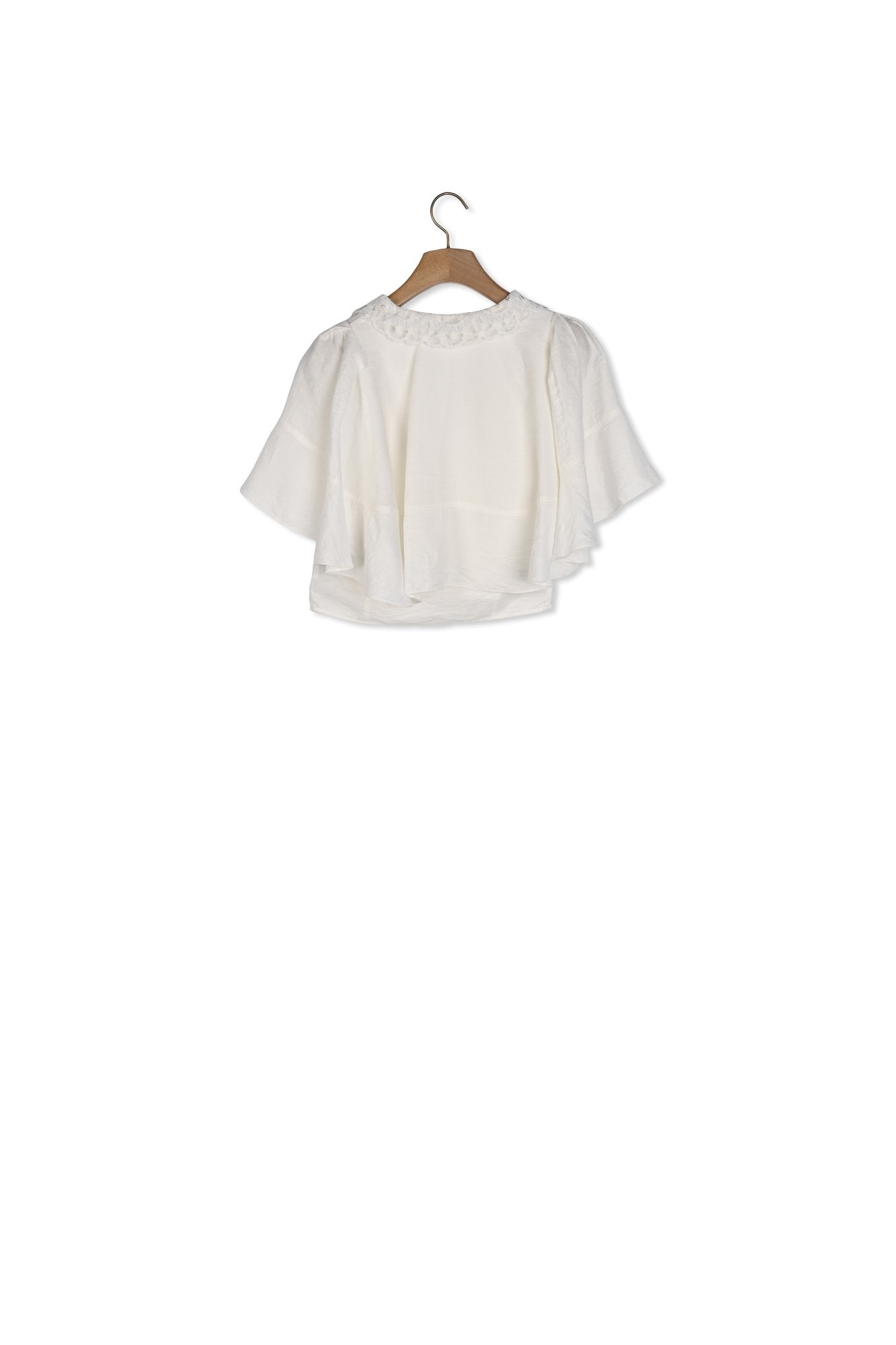 Chemisier court à cape volantée Sandro seconde main