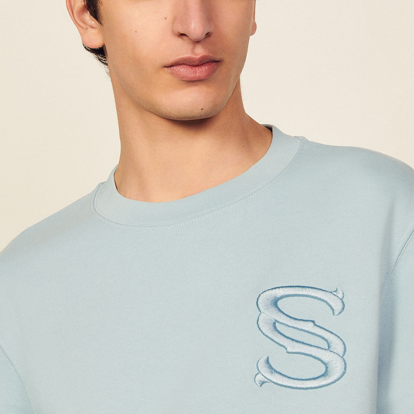 Sweat brodé Sandro seconde main