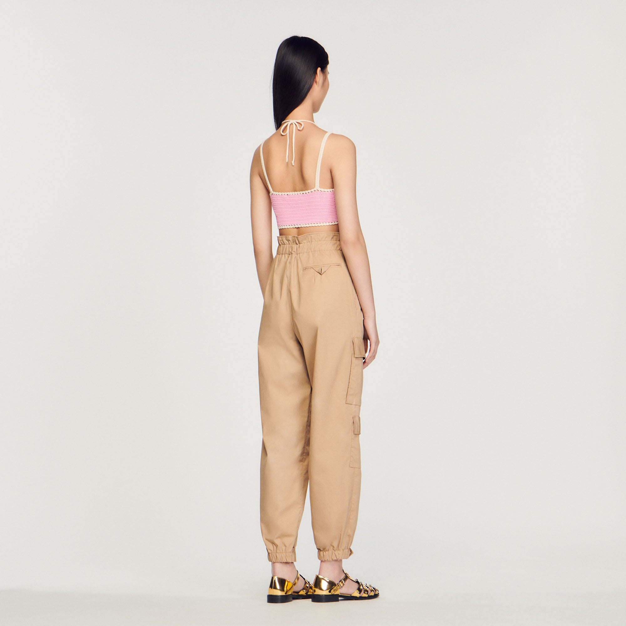 Brassière crochet papillon Sandro seconde main