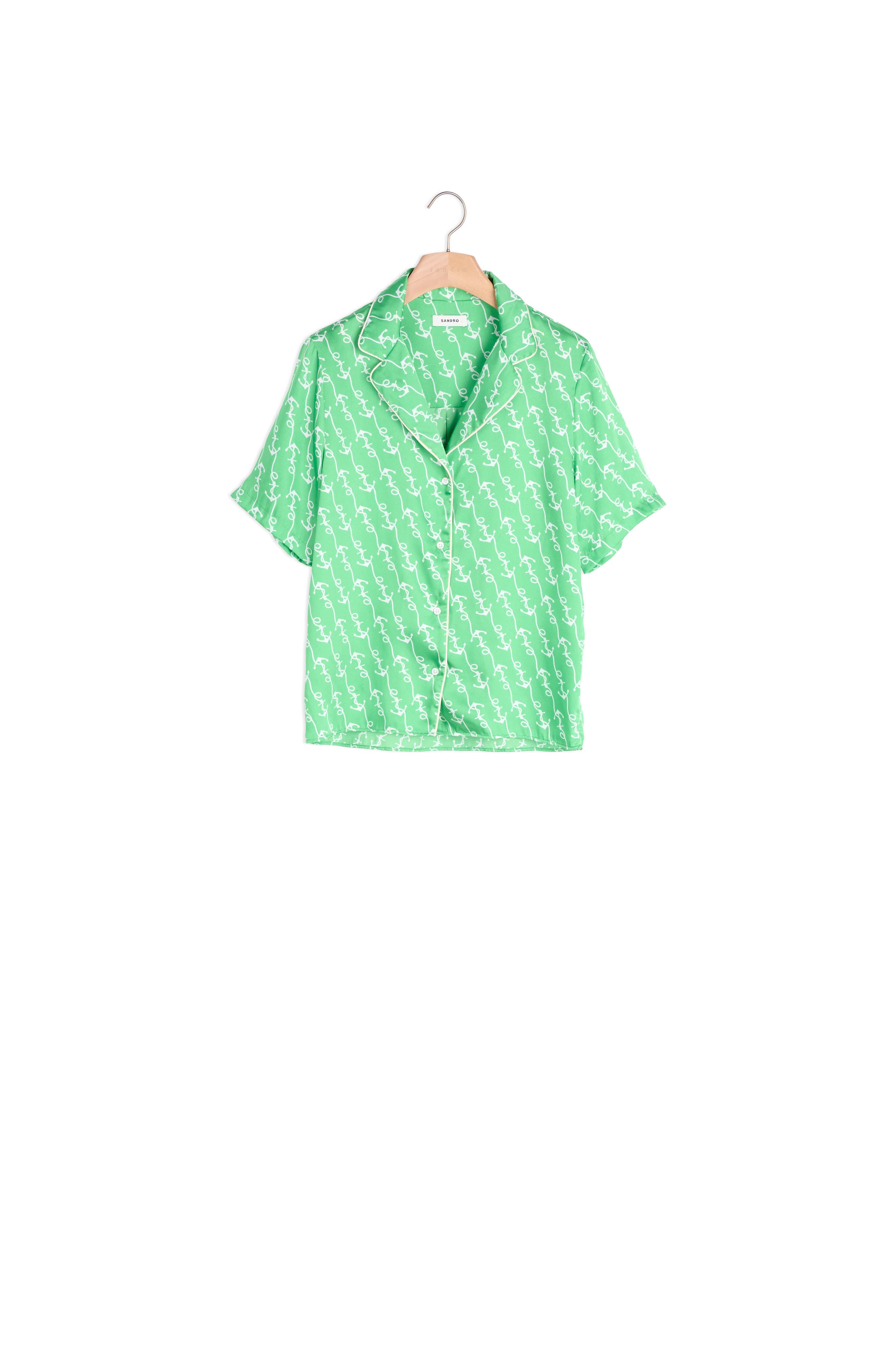 Chemise imprimée Sandro seconde main