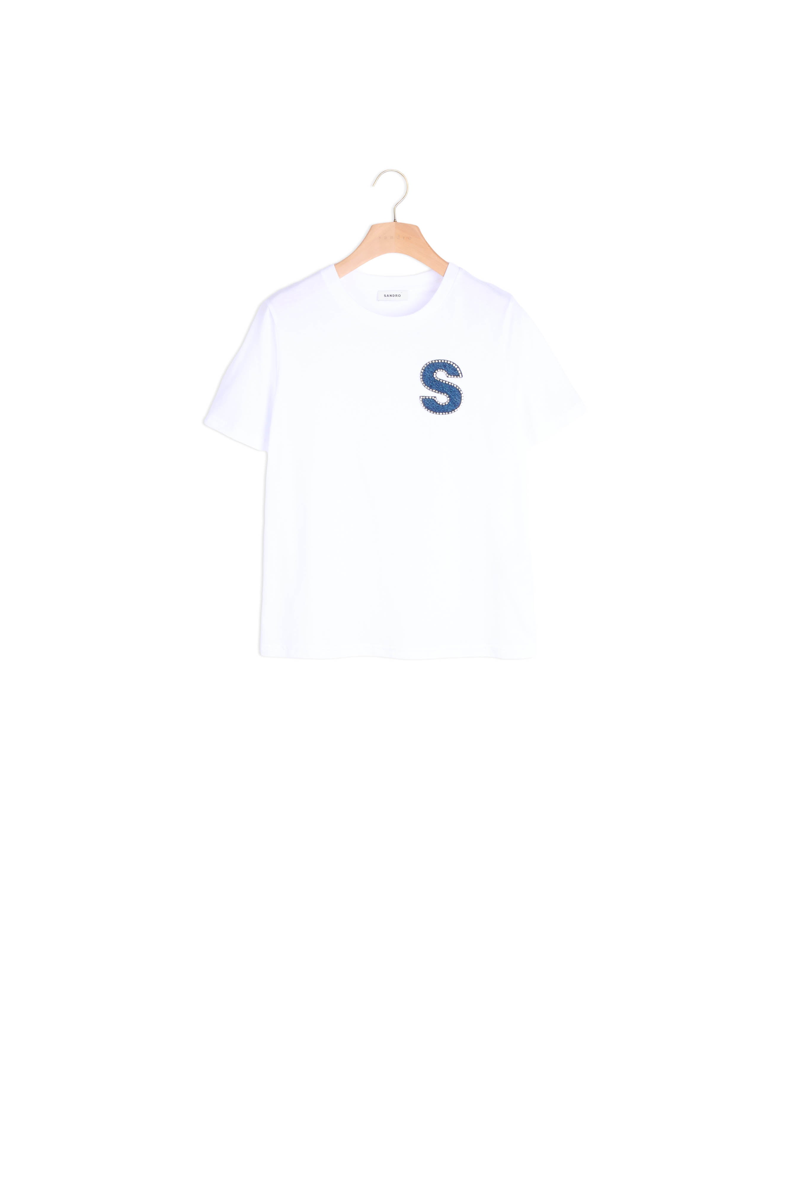 T-shirt patch S Sandro seconde main