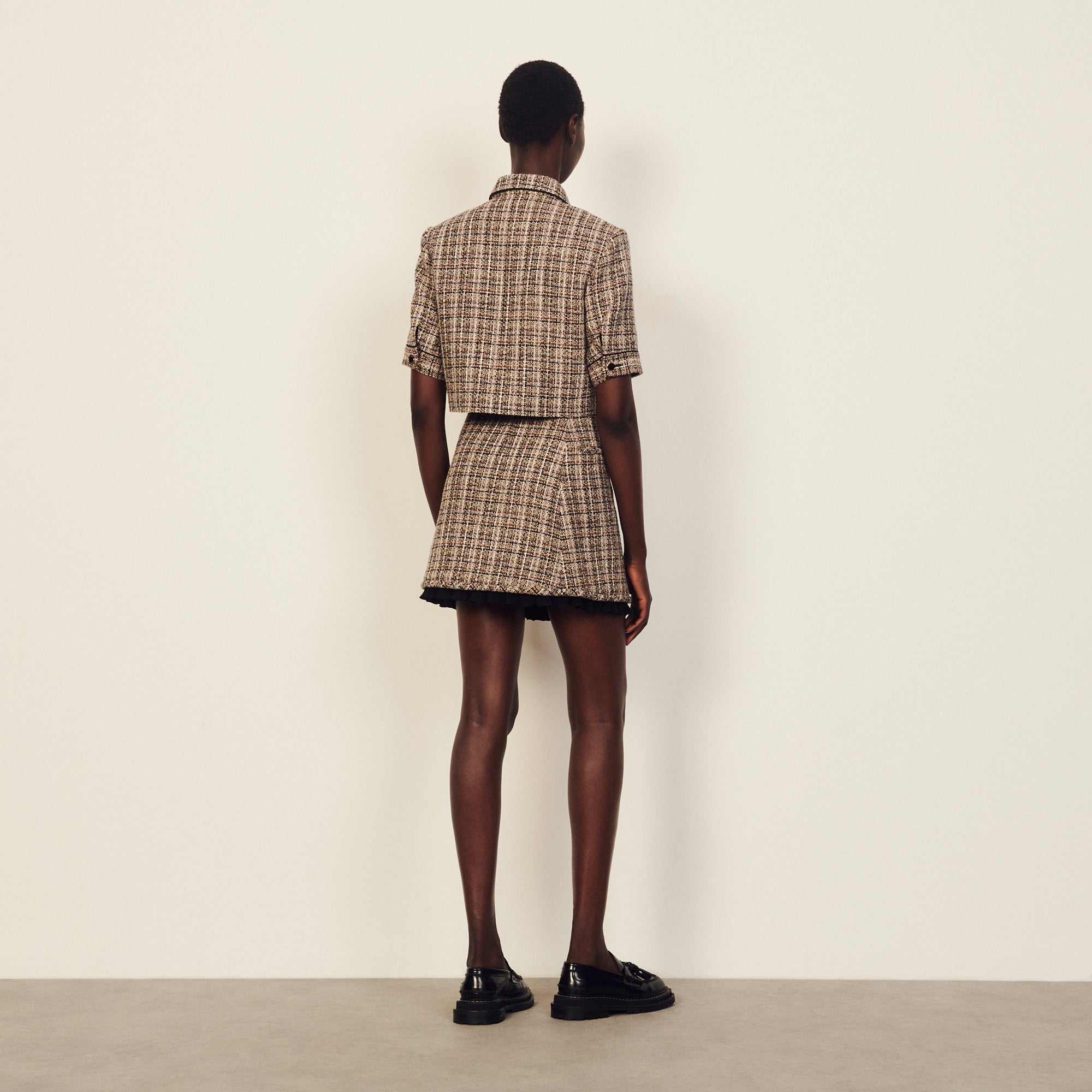 Veste courte en tweed Sandro seconde main