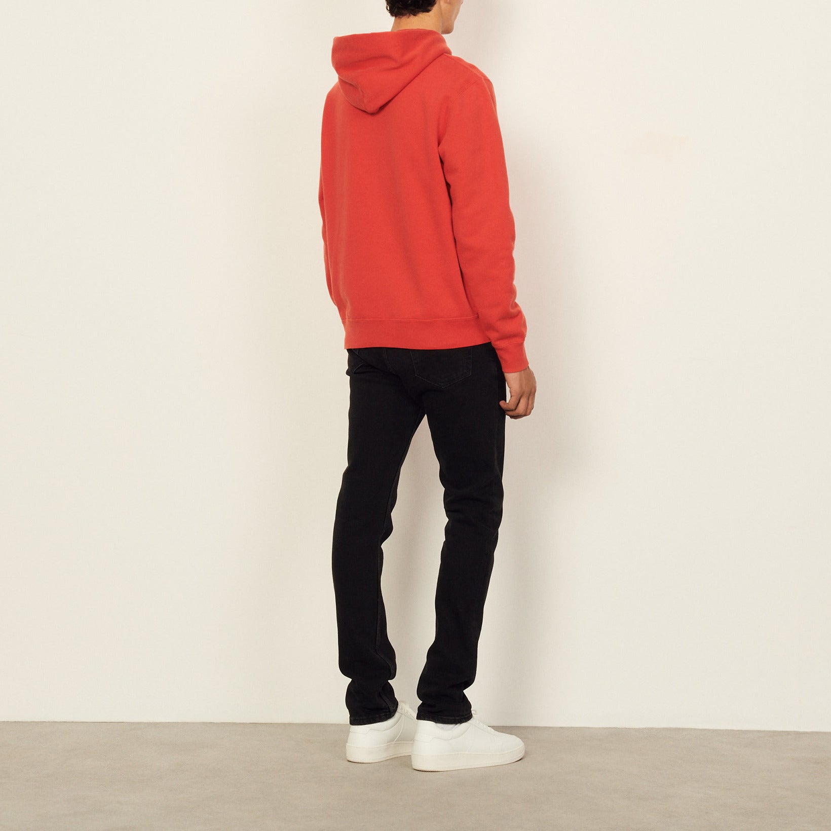 Sweat hoodie avec broderie logo Sandro seconde main