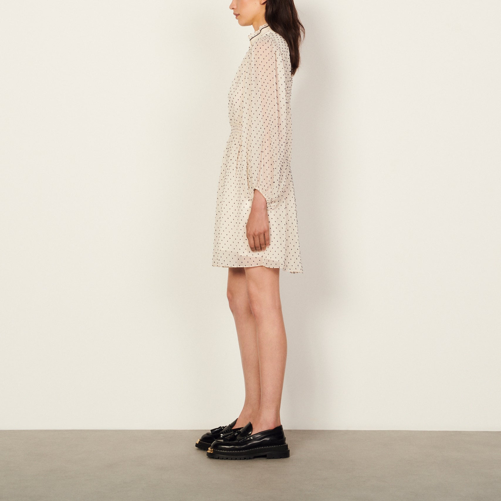 Robe Blanc / Bleu Sandro seconde main