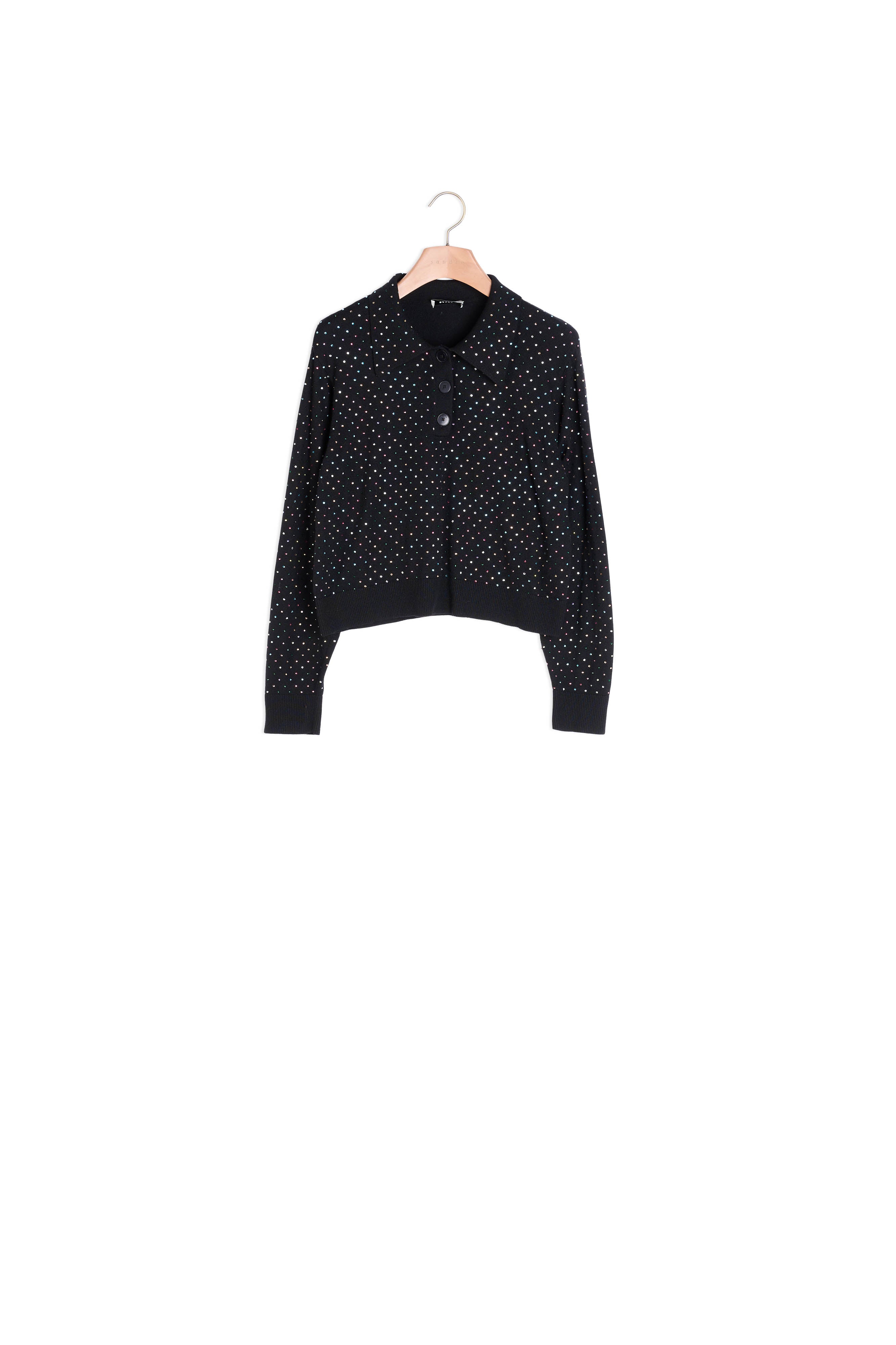 Pull Noir Sandro seconde main