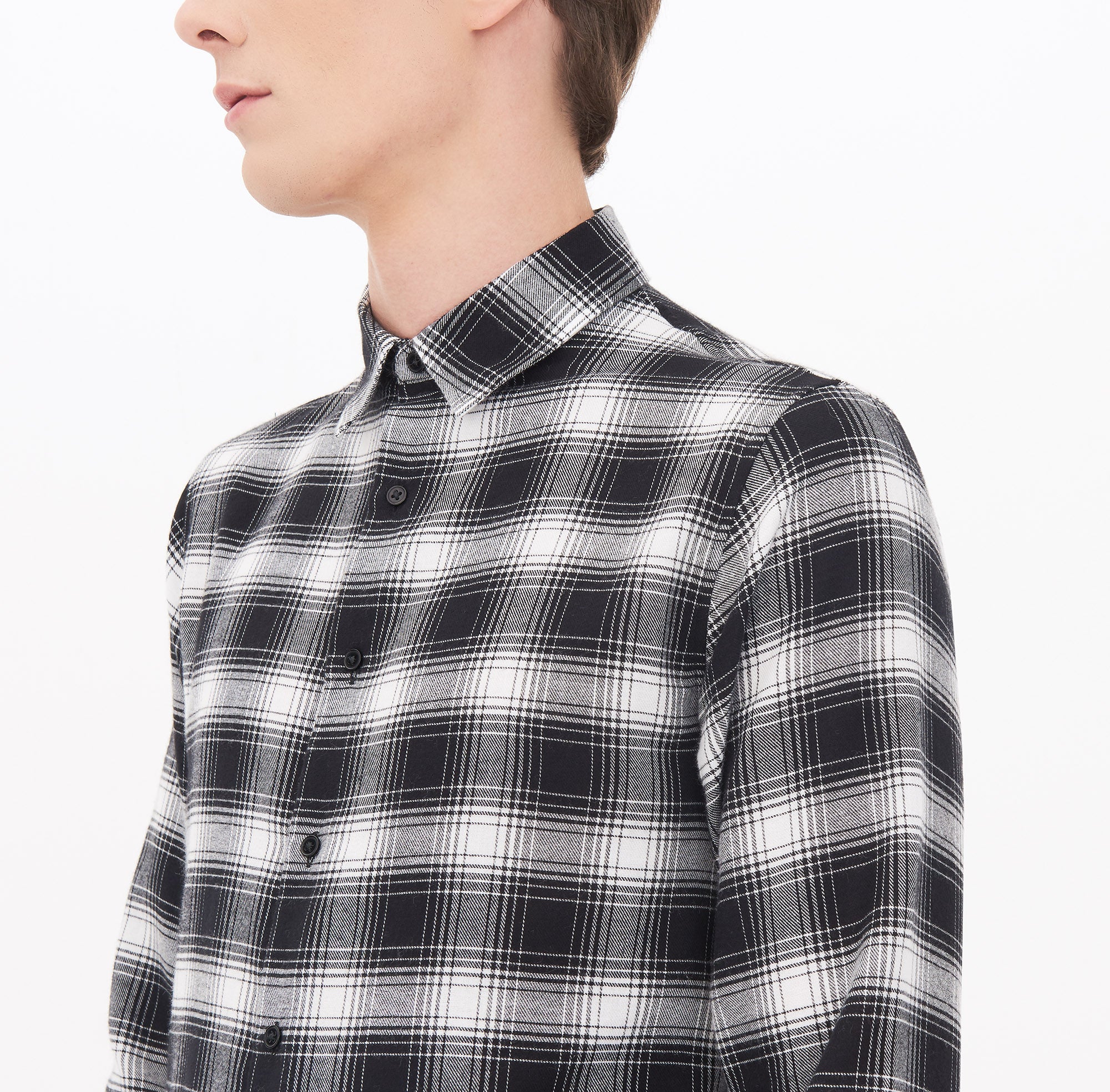 Chemise NOIR/BLANC Sandro seconde main