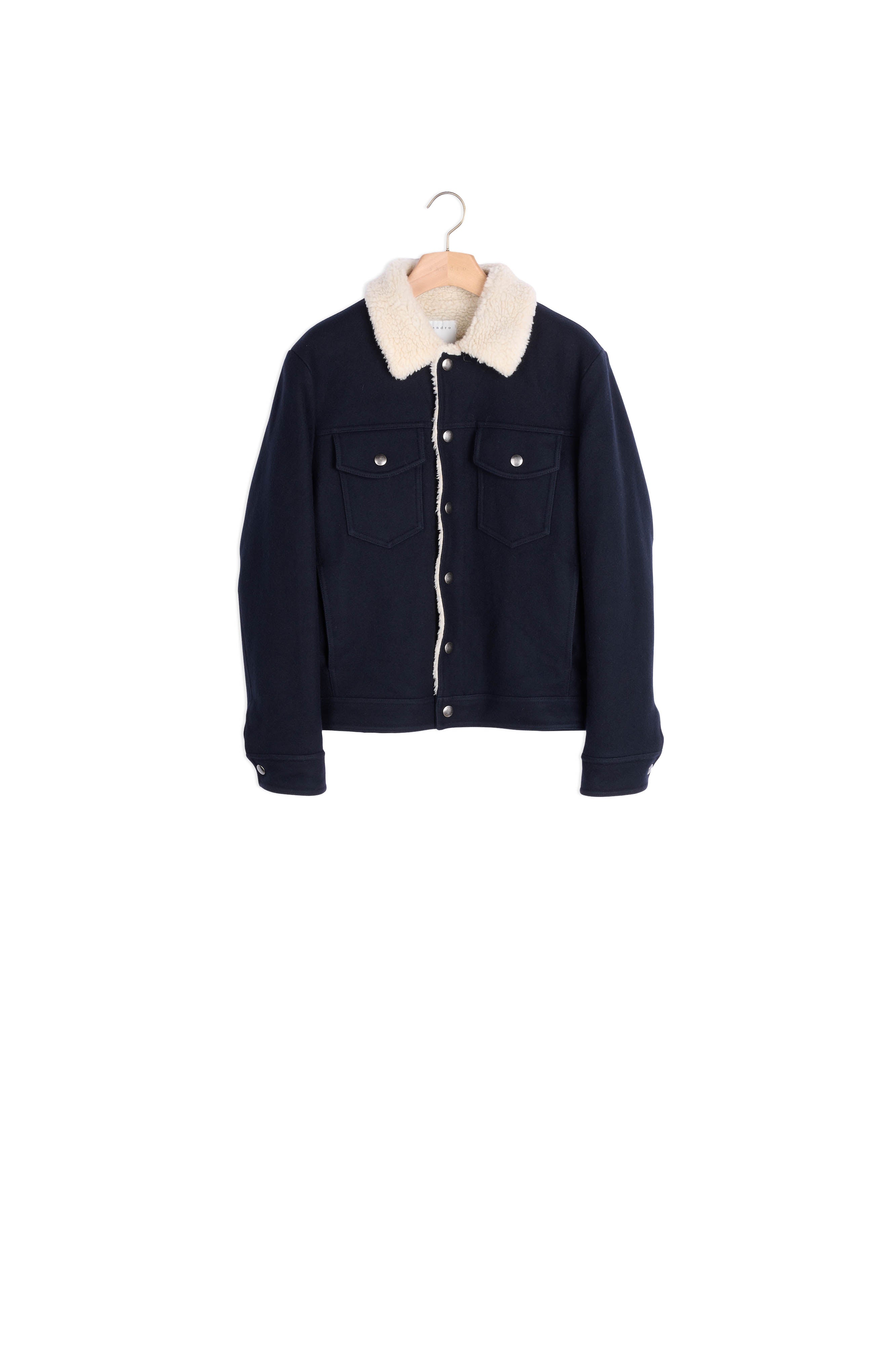 Blouson Marine Sandro seconde main