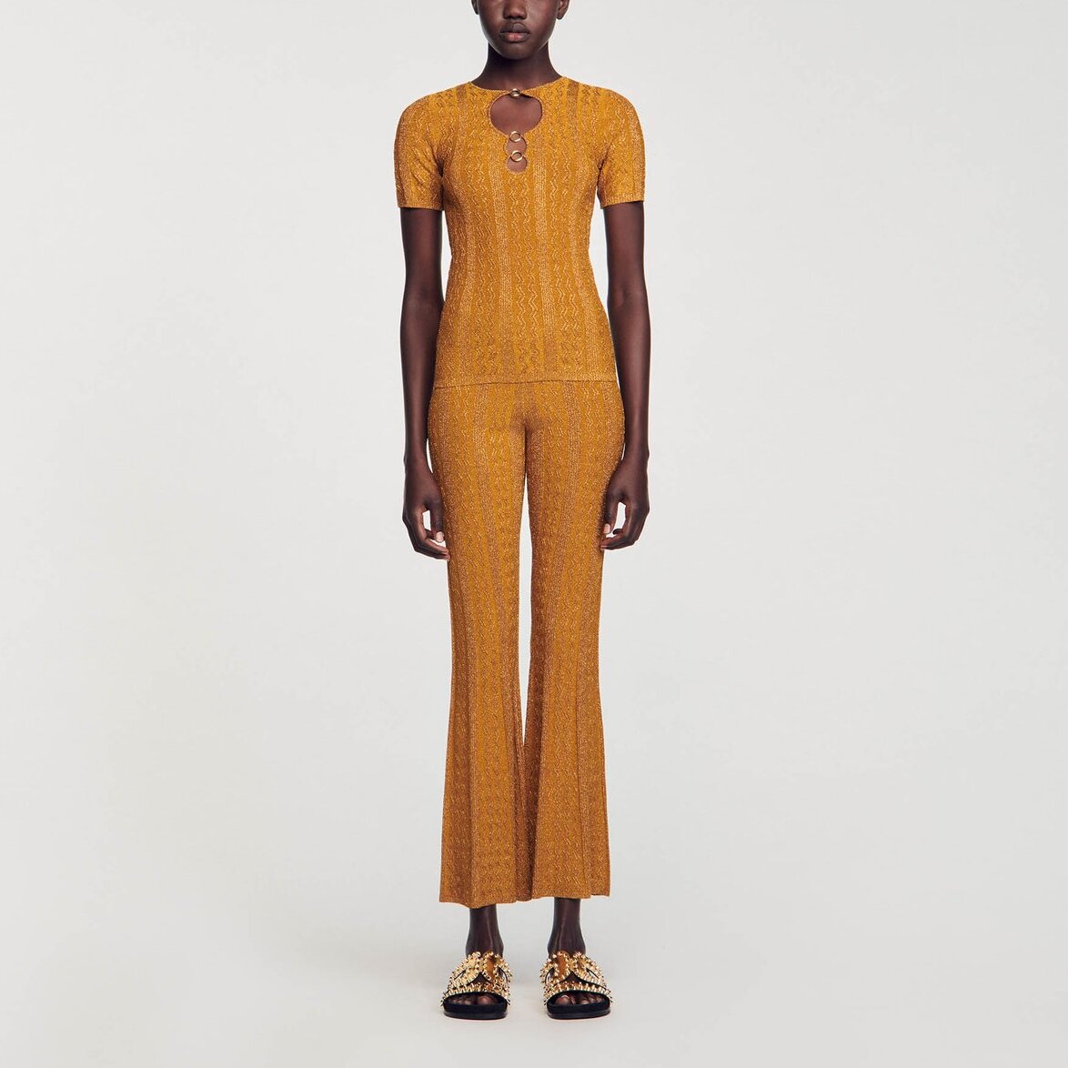 Top en Maille scintillante Sandro seconde main