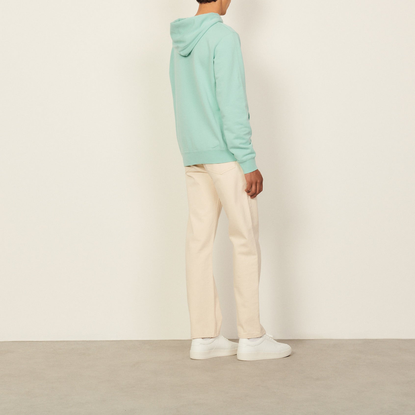 Hoodie en coton avec iconographie Sandro seconde main