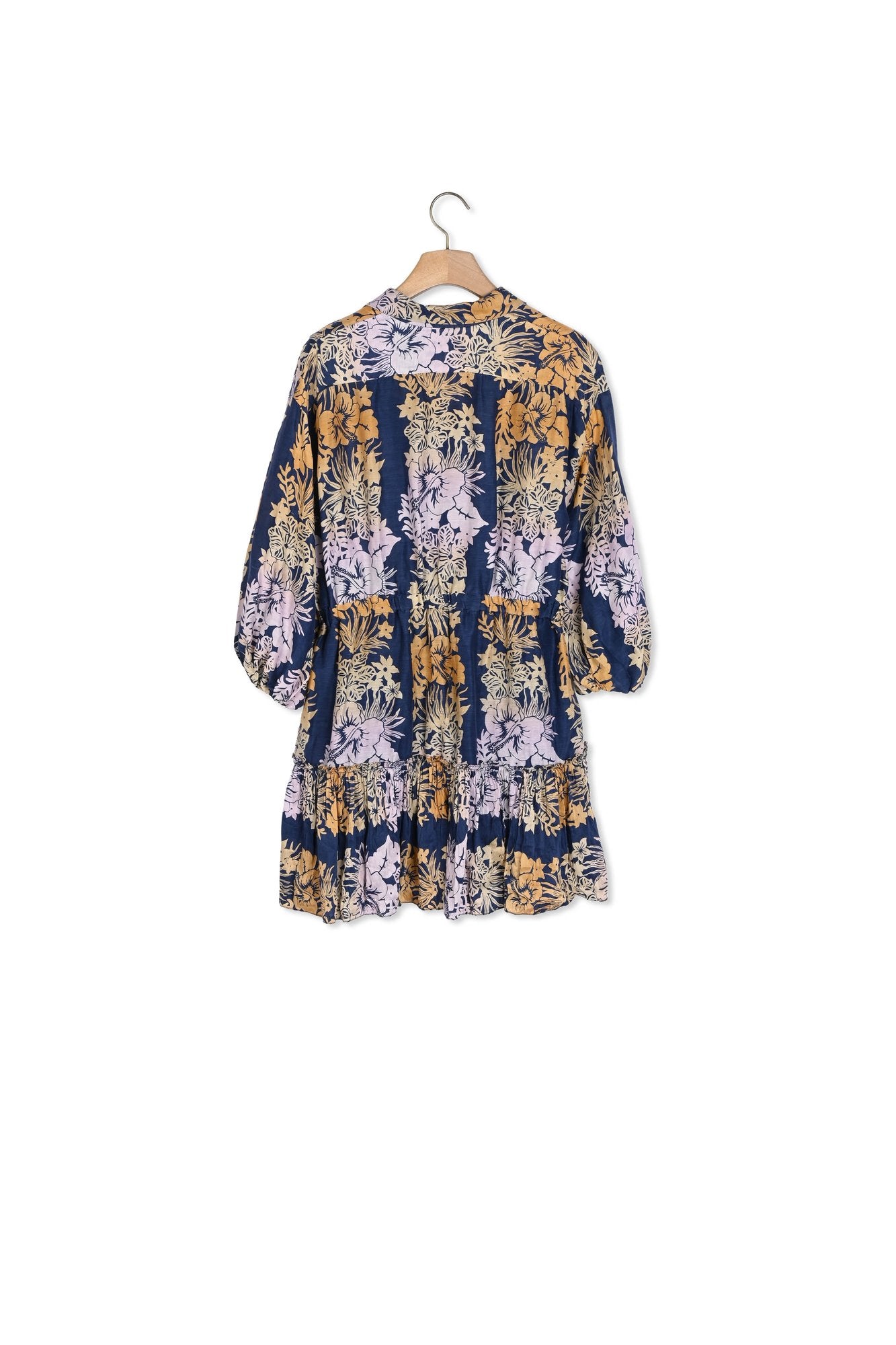 Robe courte imprimée Hawaï Sandro seconde main