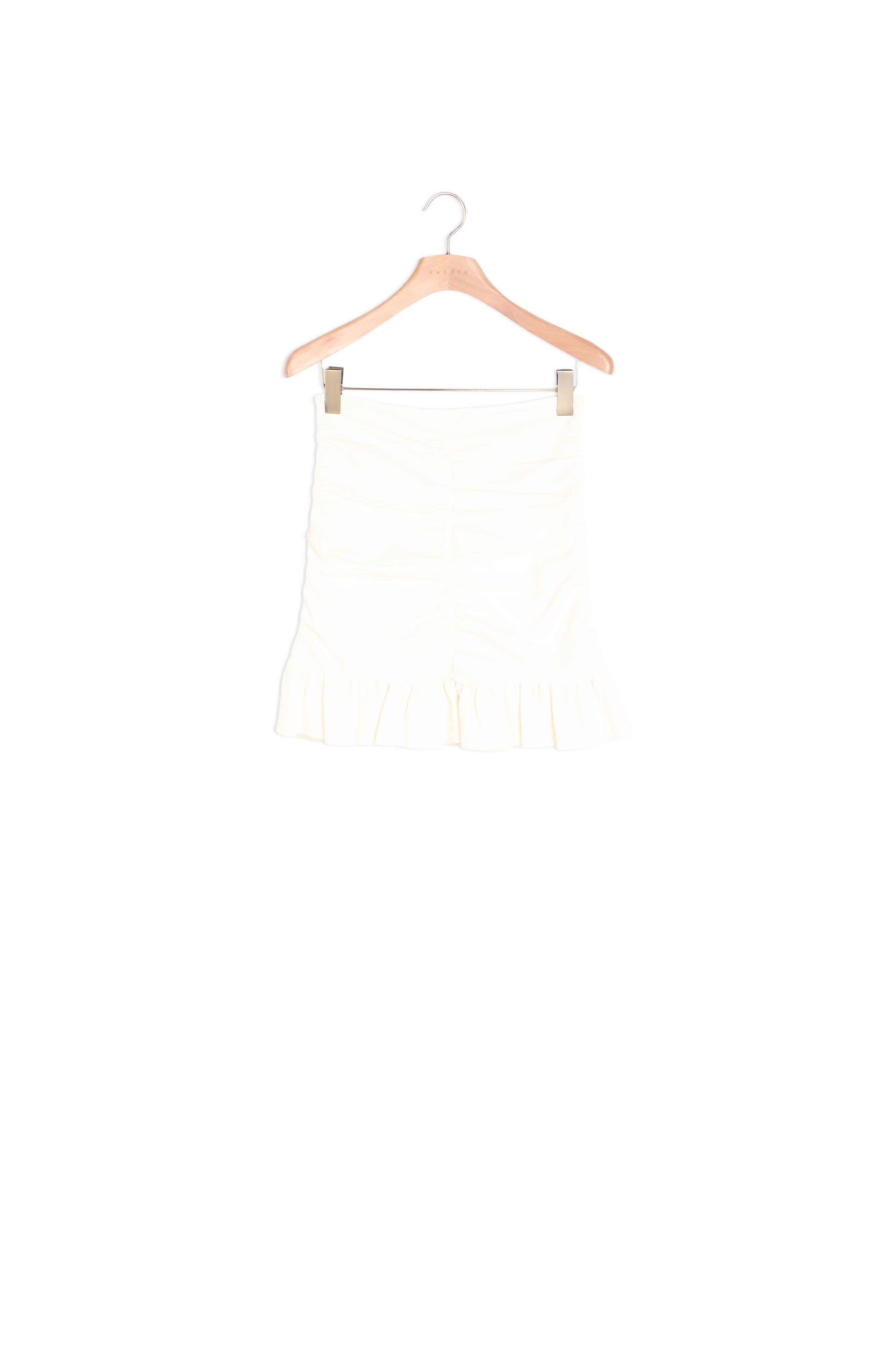 Jupe courte froncée Sandro seconde main