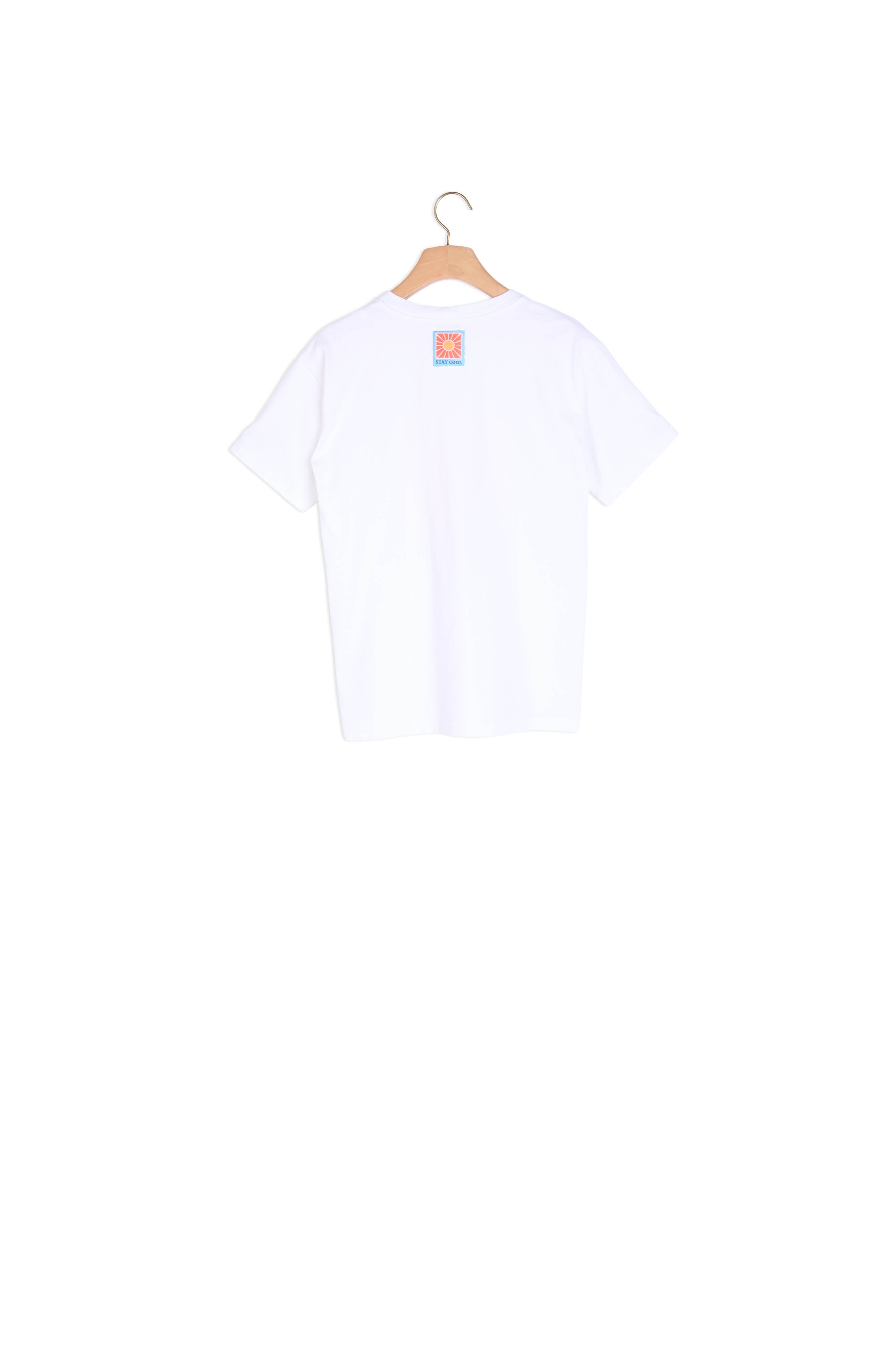 T-shirt printé en coton biologique Sandro seconde main