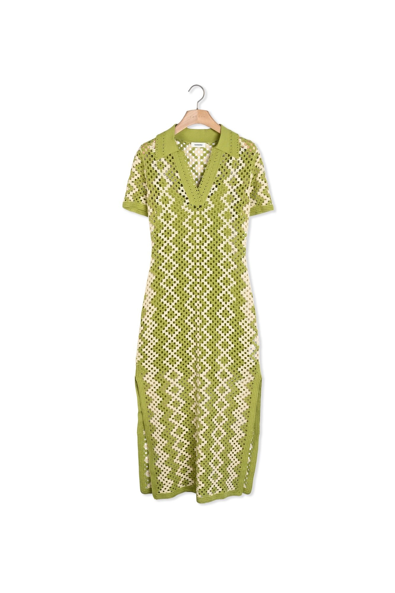 Robe tunique en crochet Sandro seconde main