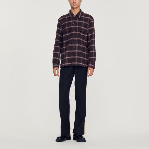 SurChemise à carreaux Sandro seconde main