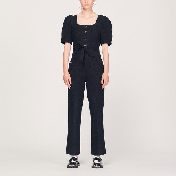 Combipantalon en tweed Sandro seconde main