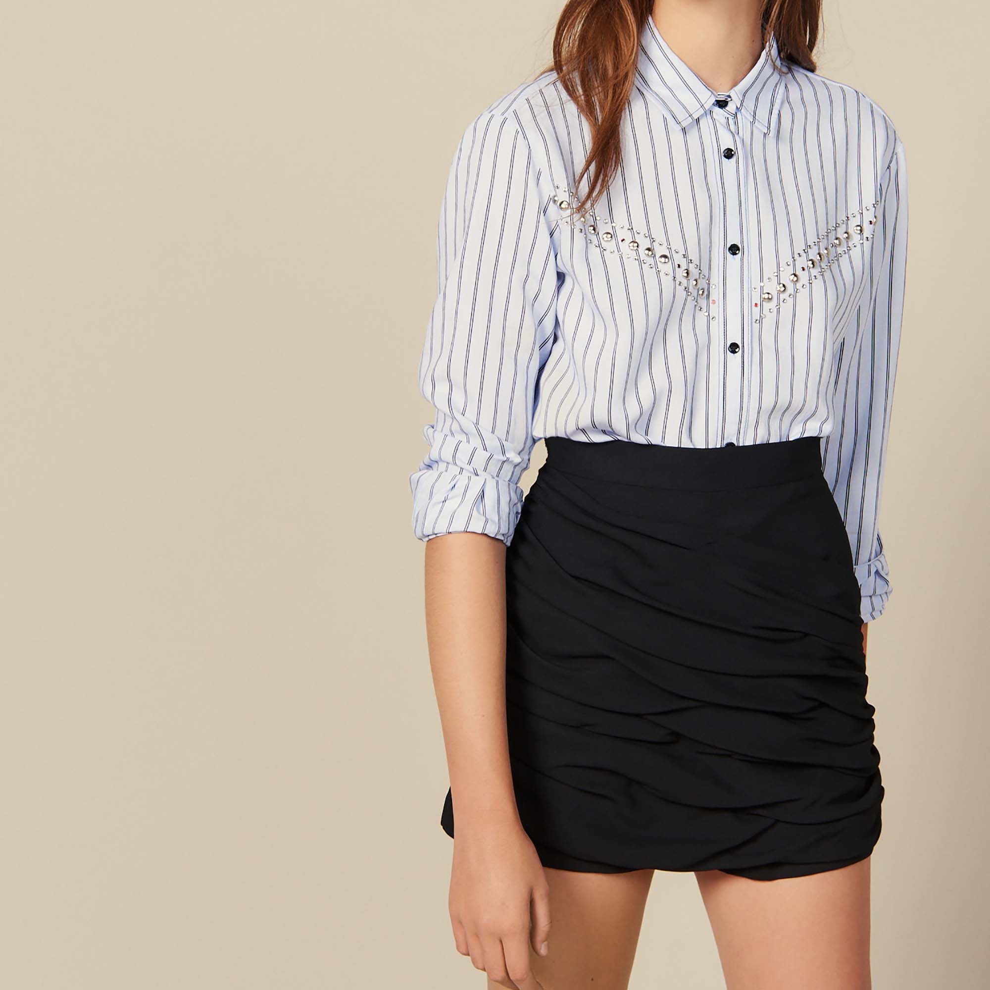 Short avec jeu de drapés Sandro seconde main