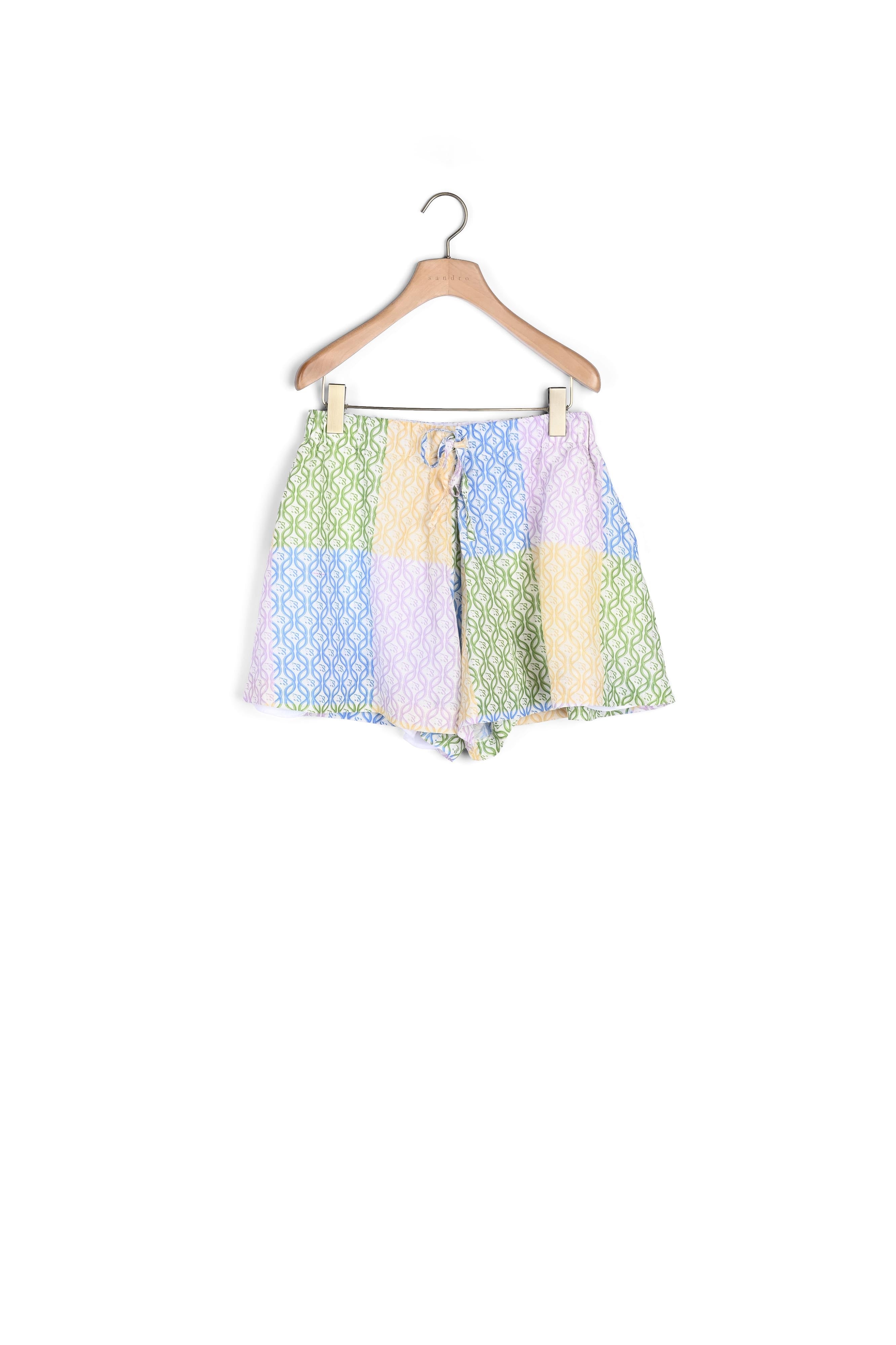 Short large imprimé monogramme Sandro seconde main