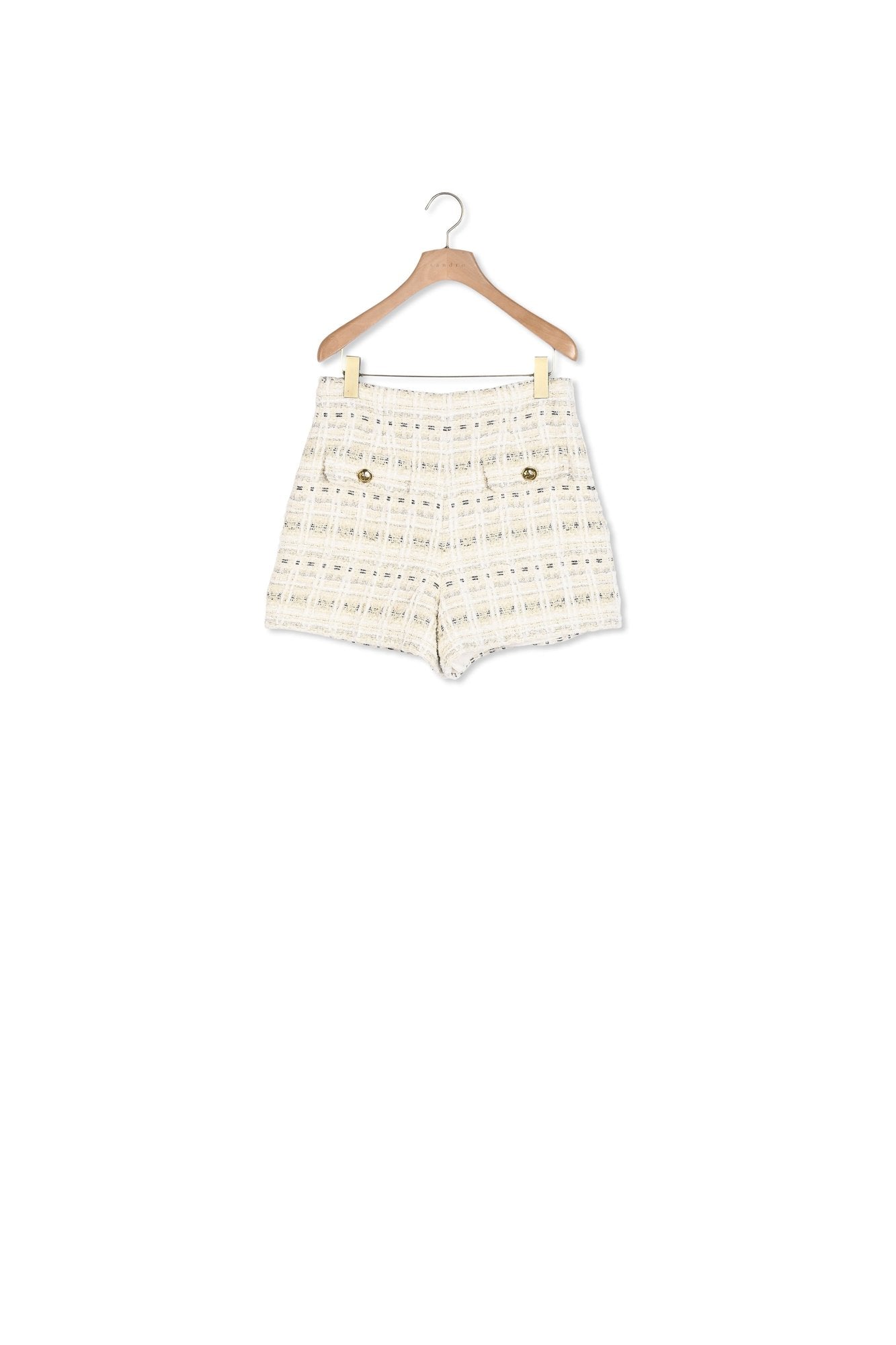 Short en tweed fantaisie Sandro seconde main
