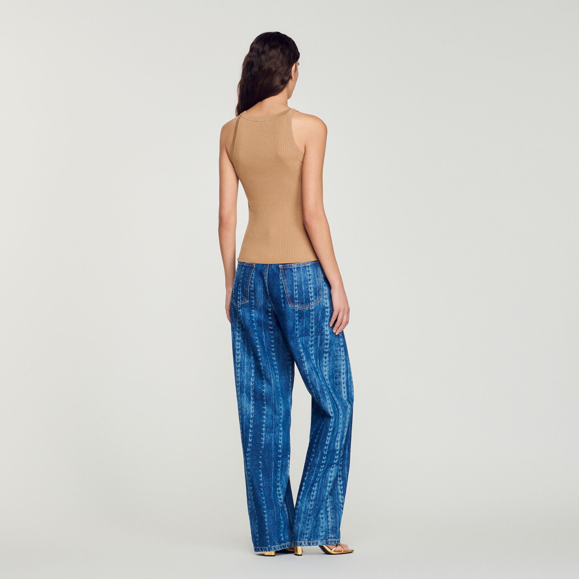 Débardeur côtelé Sandro seconde main