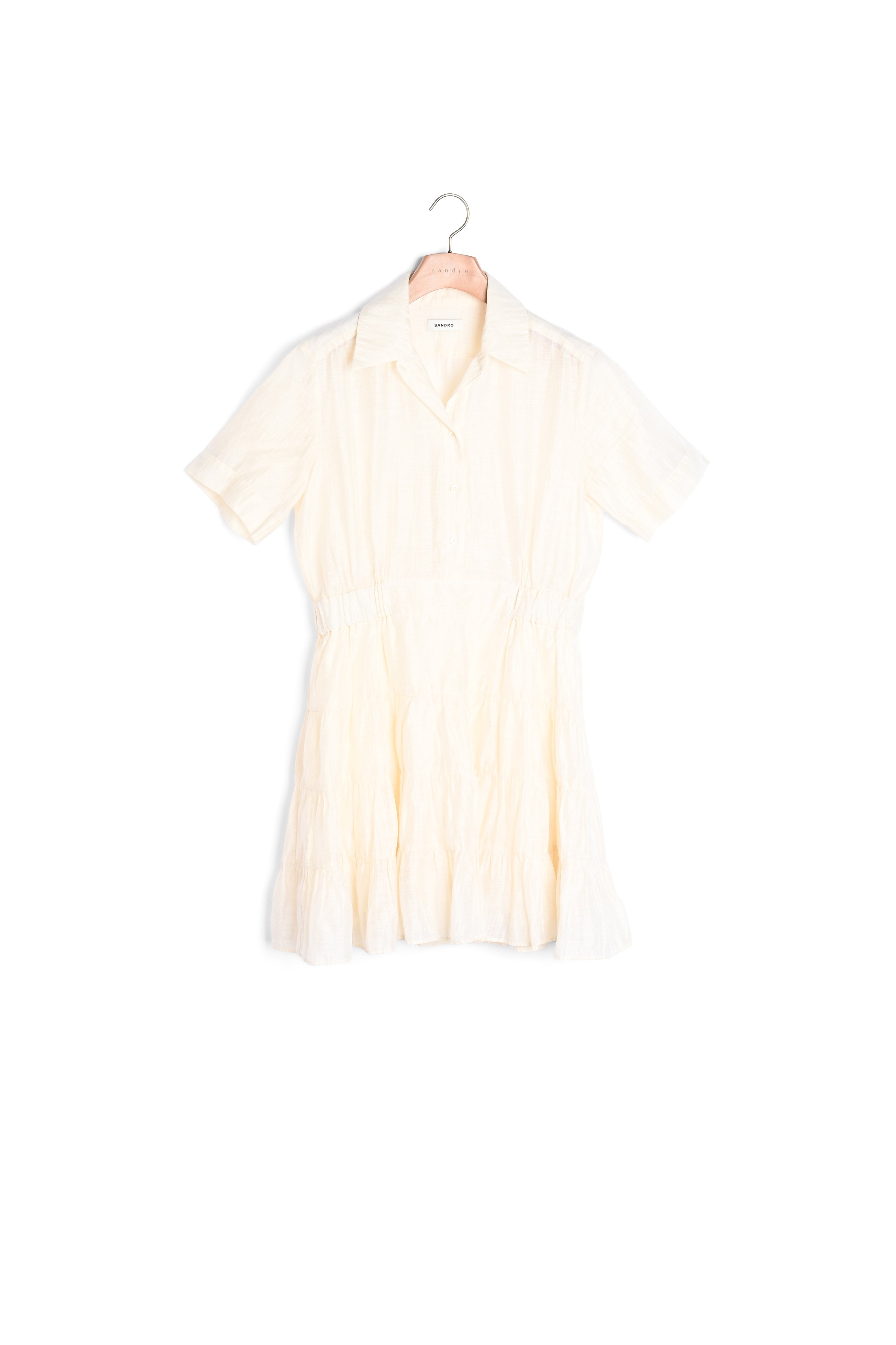 Robe courte volantée Sandro seconde main