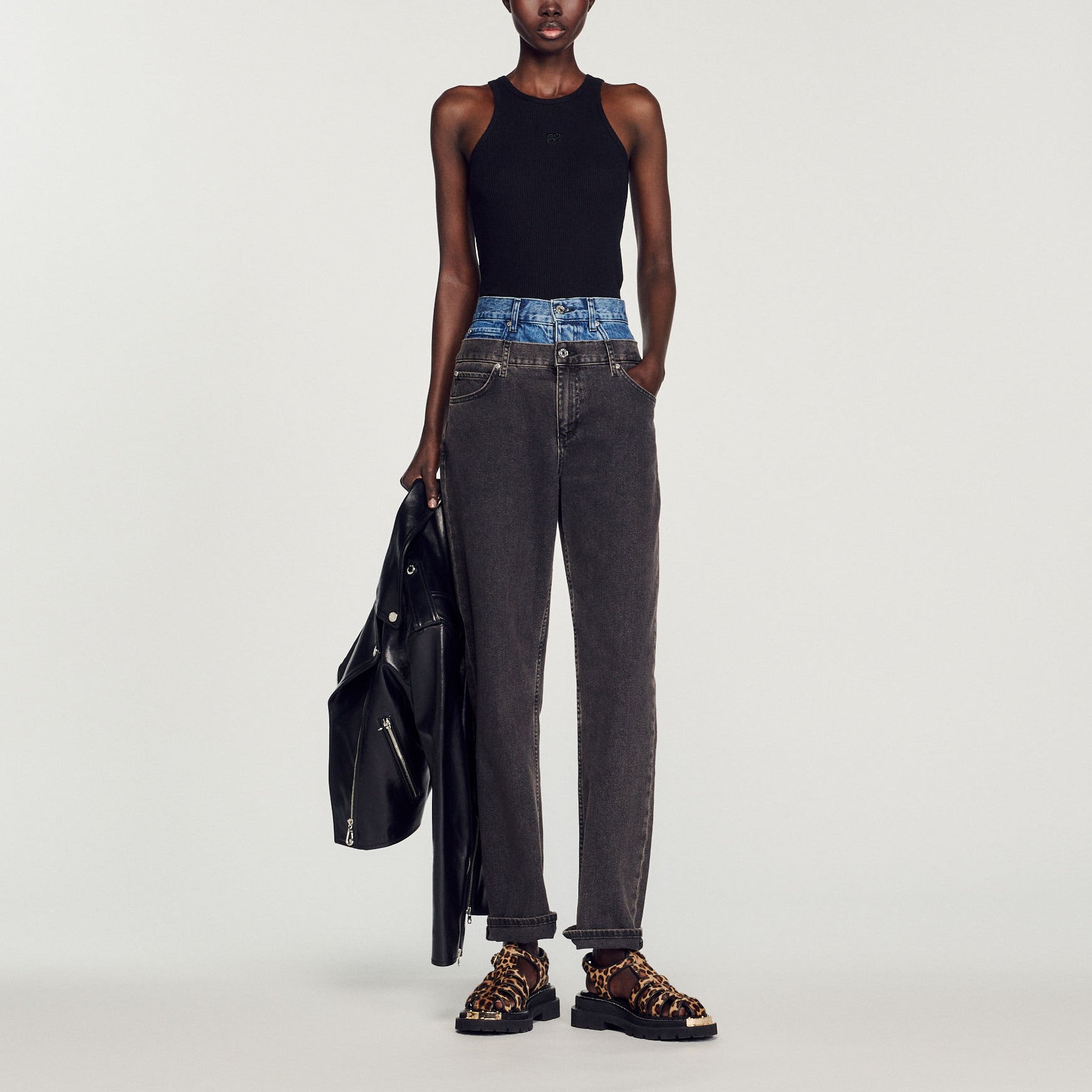 Débardeur logo double S Sandro seconde main