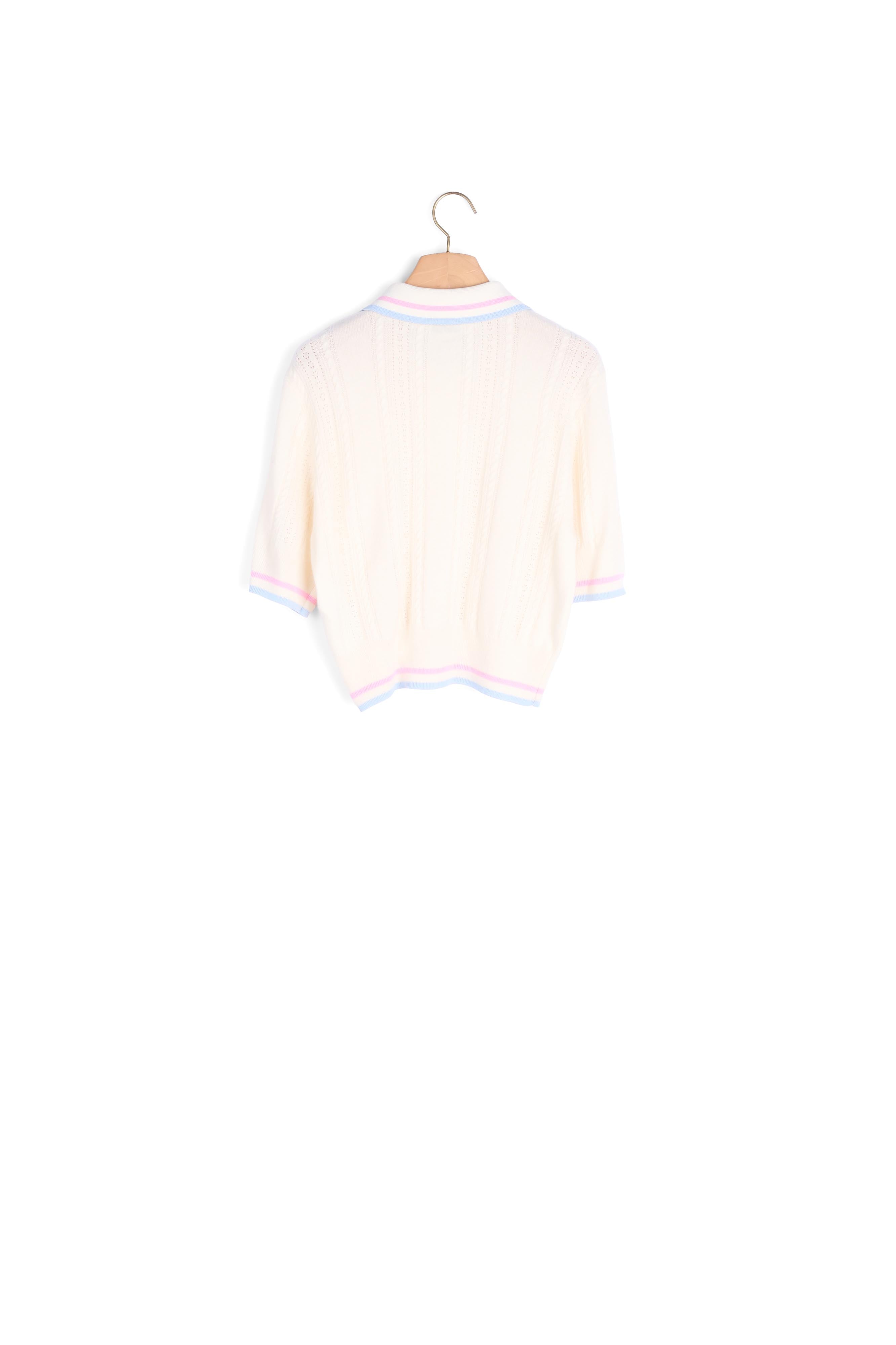 Pull polo en Maille Sandro seconde main