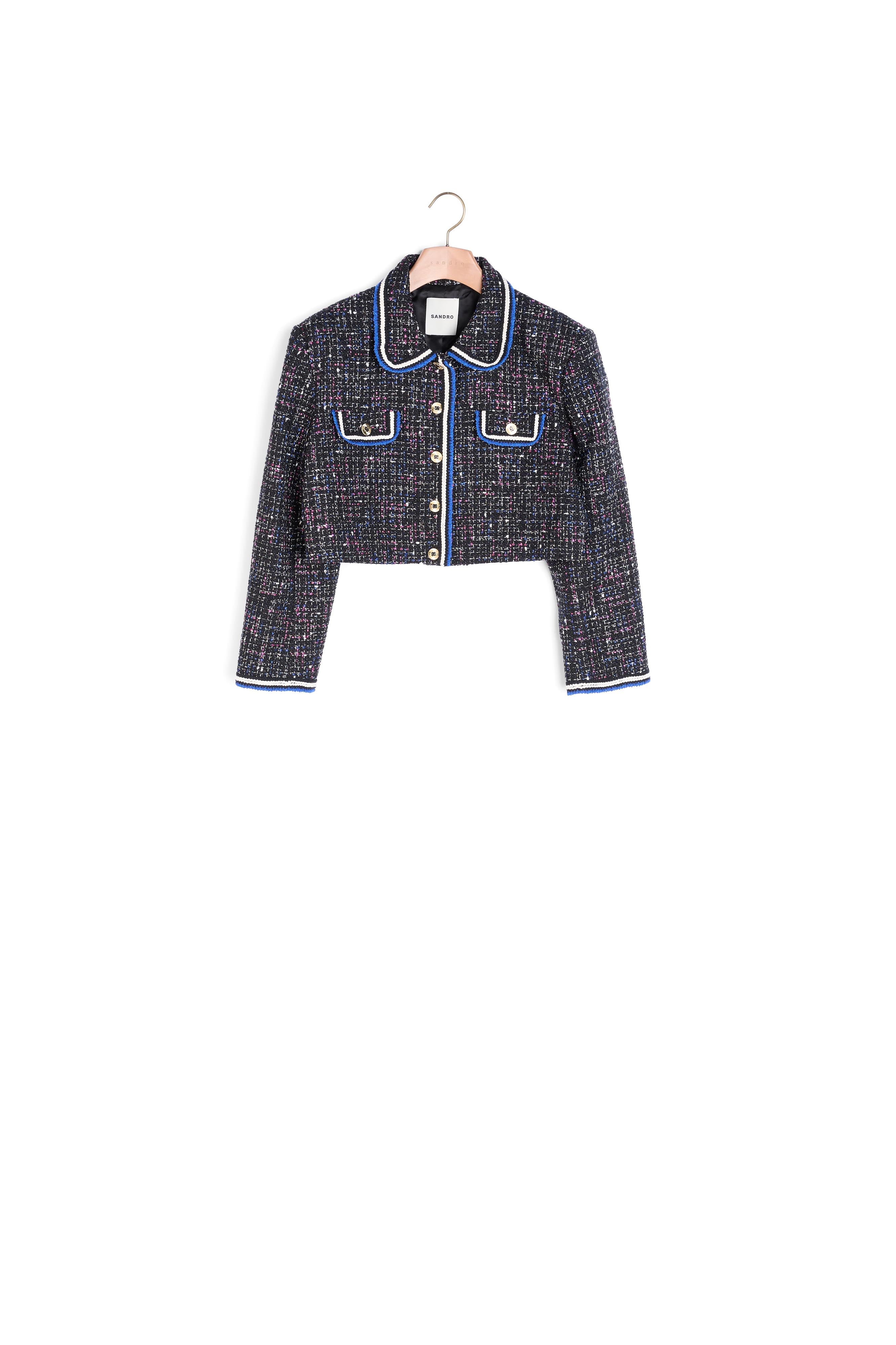Veste courte en tweed Sandro seconde main
