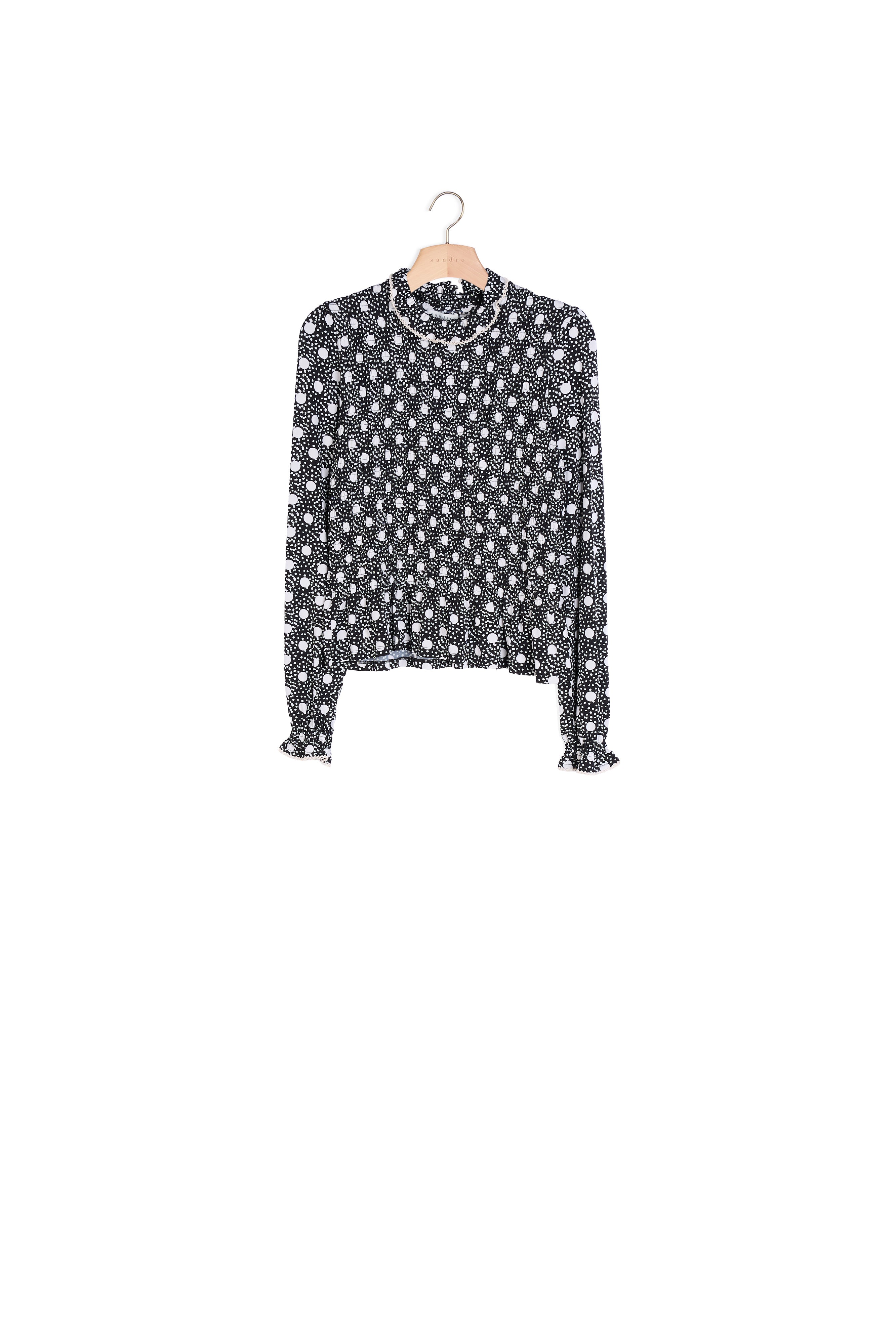 T-shirt Ecru Sandro seconde main