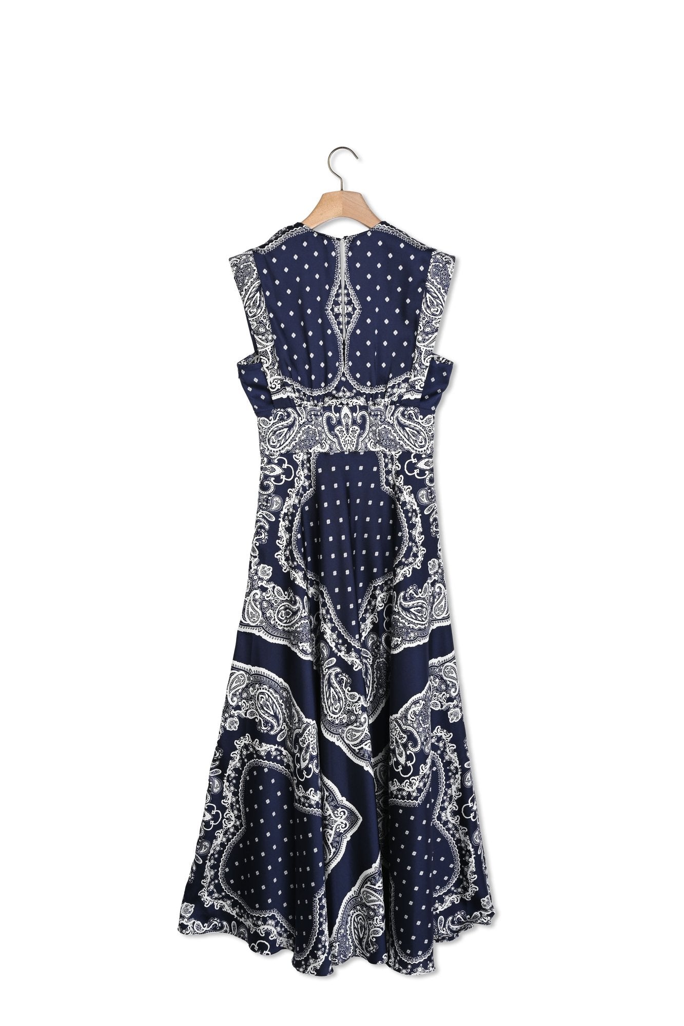 Robe longue à imprimé bandana Sandro seconde main