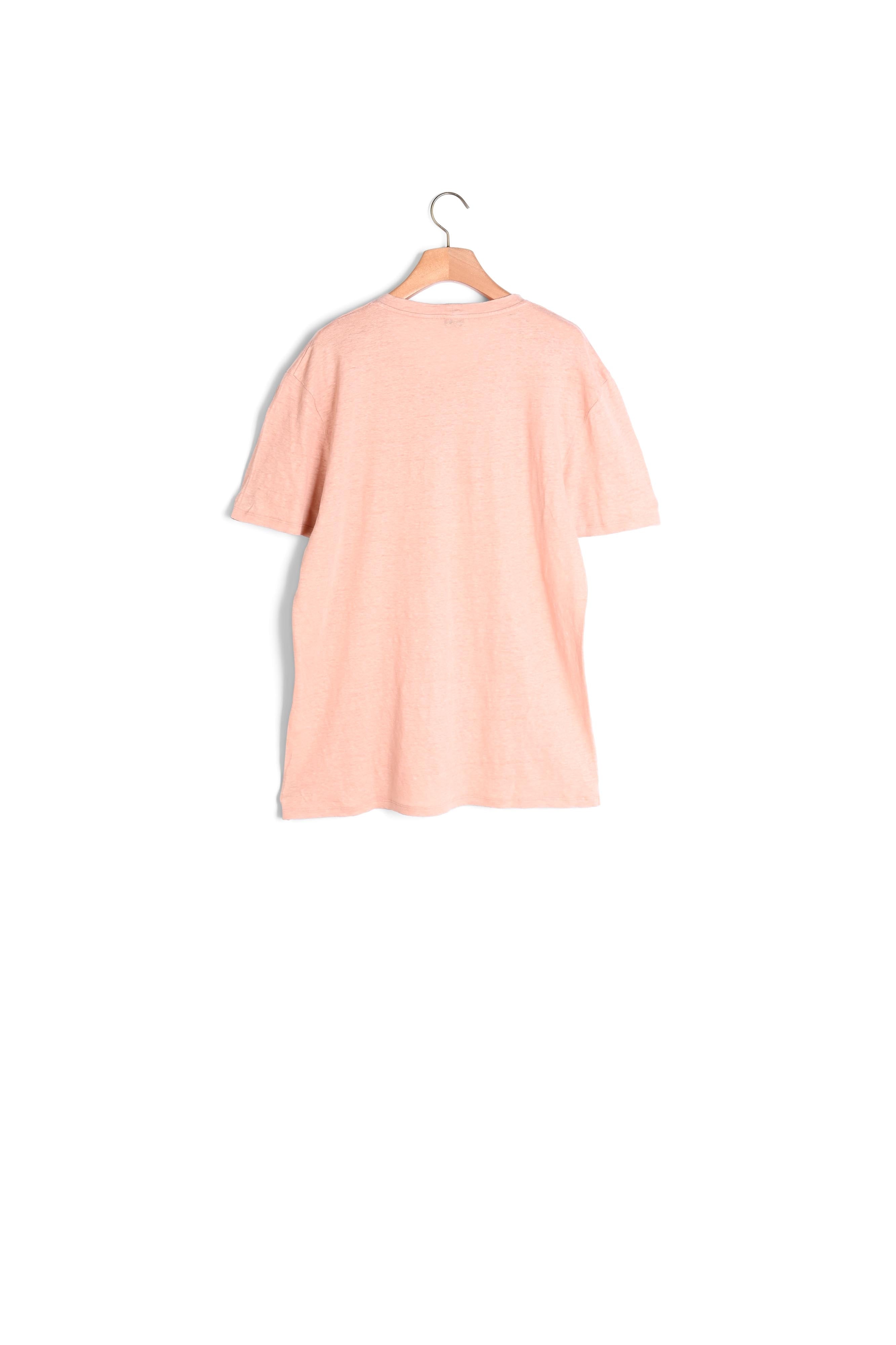 T-shirt en lin certifié Sandro seconde main