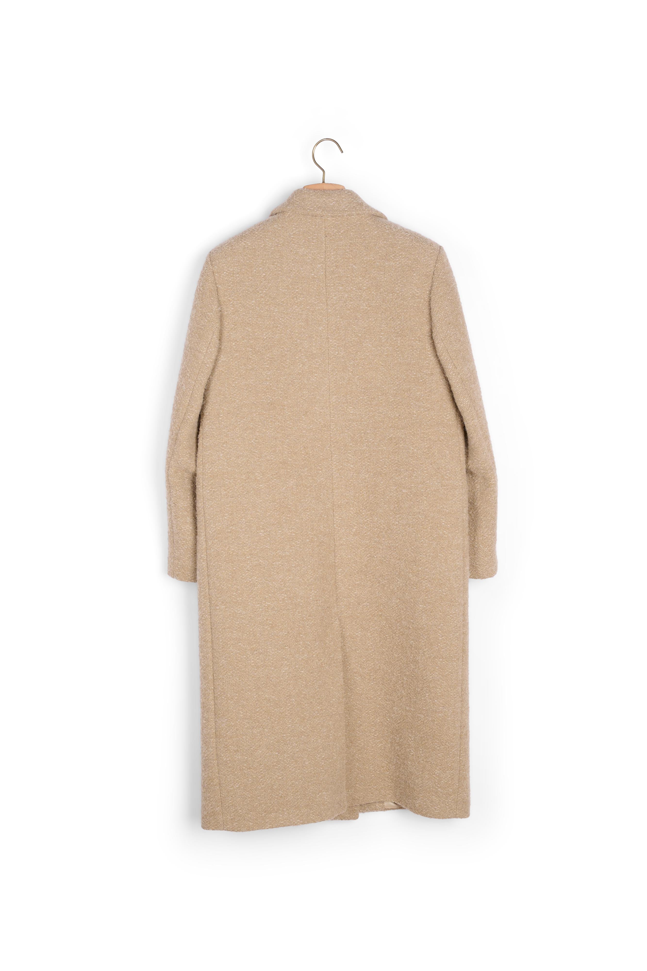 Manteau long à col tailleur Sandro seconde main