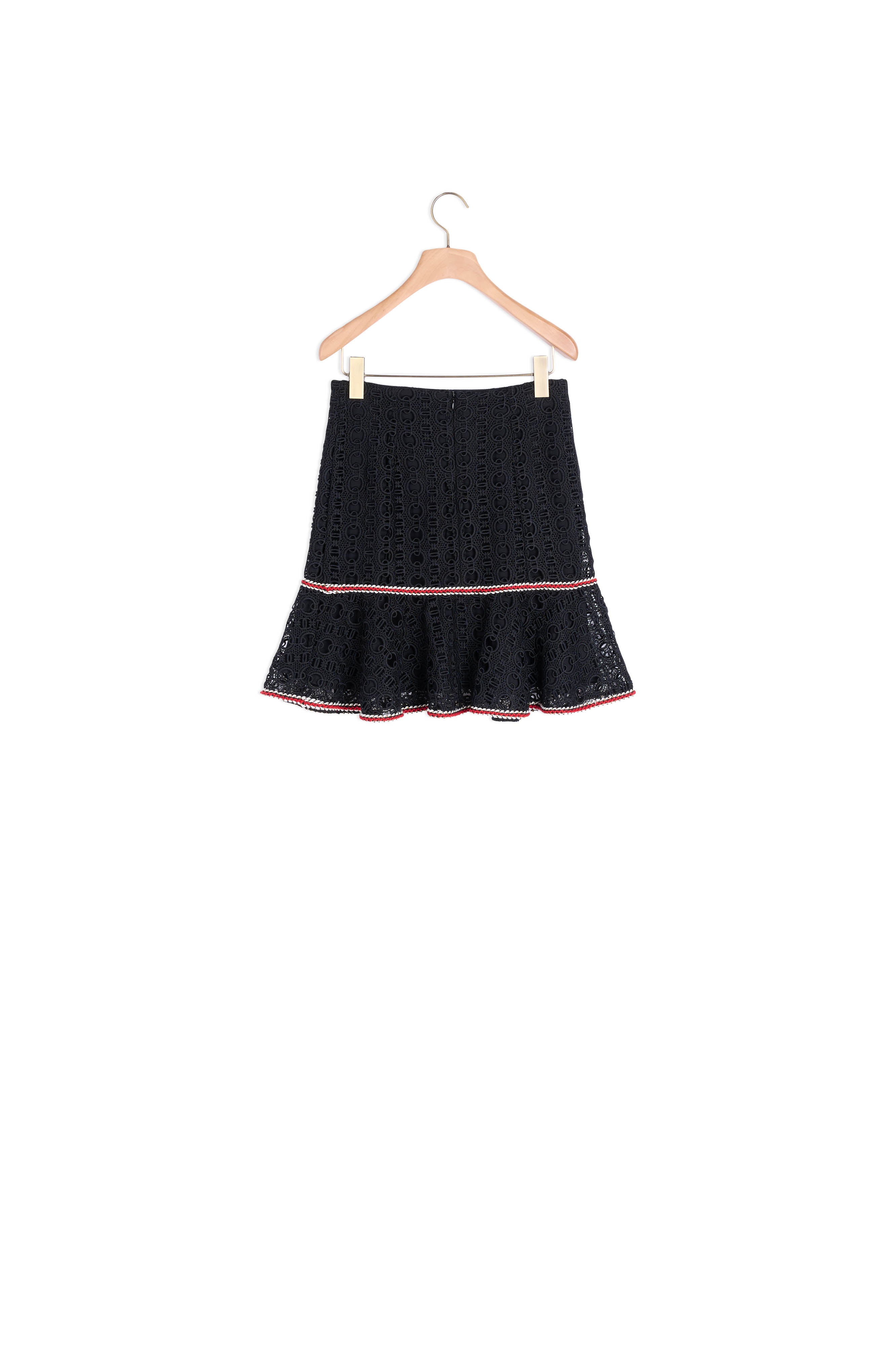 Jupe courte à volant Sandro seconde main