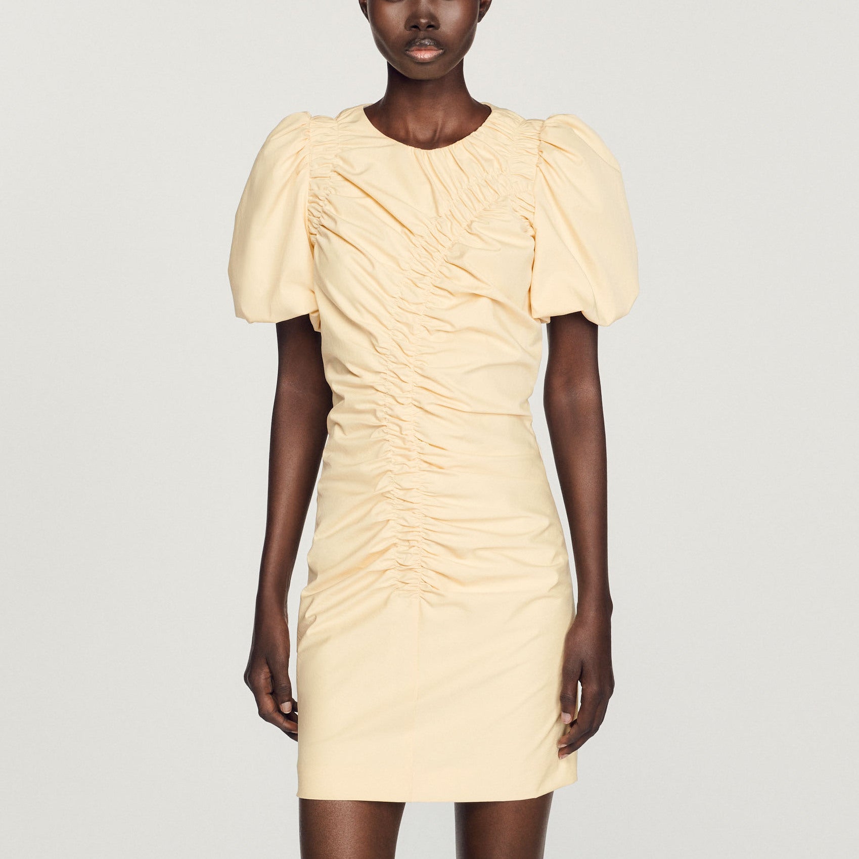 Robe courte froncée Sandro seconde main