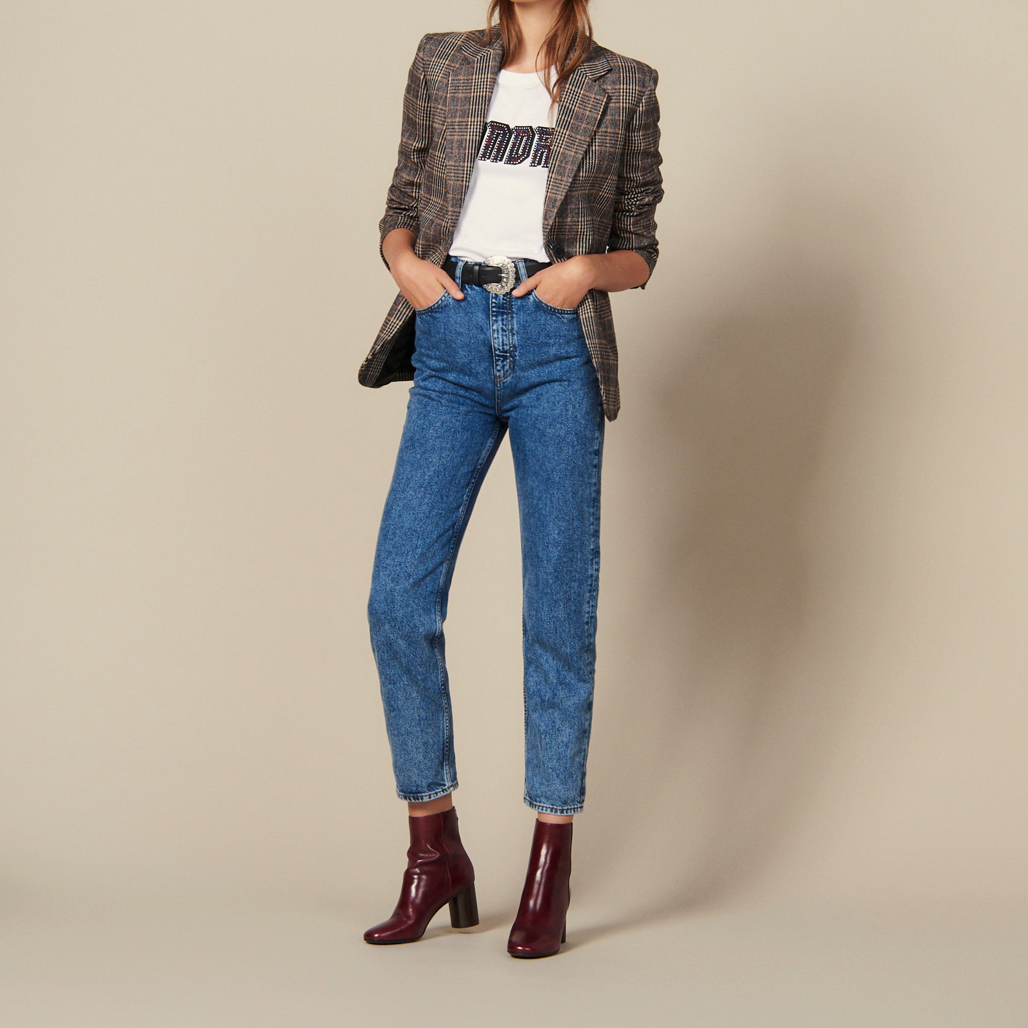 Jean délavé neige Sandro seconde main