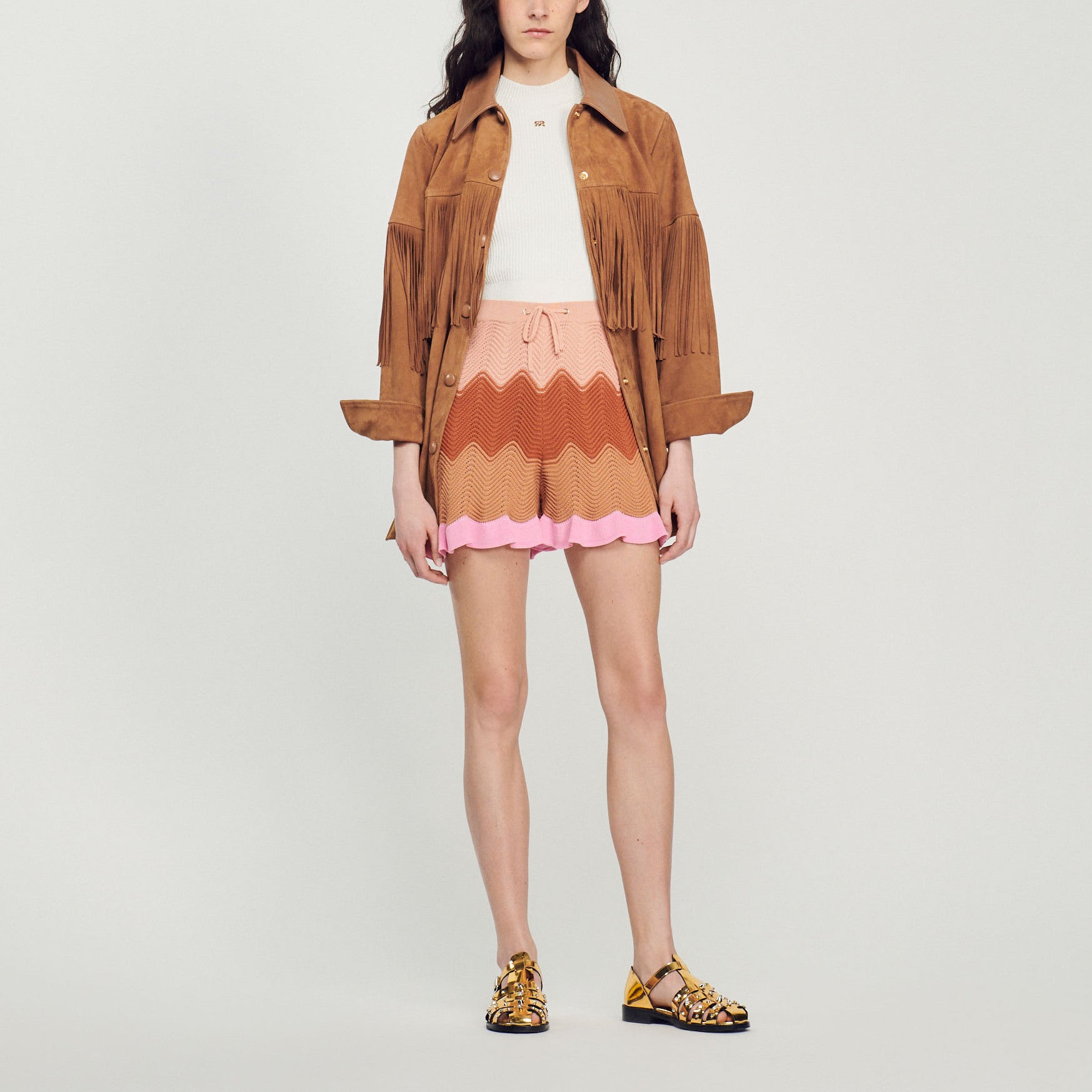 Short en Maille Sandro seconde main