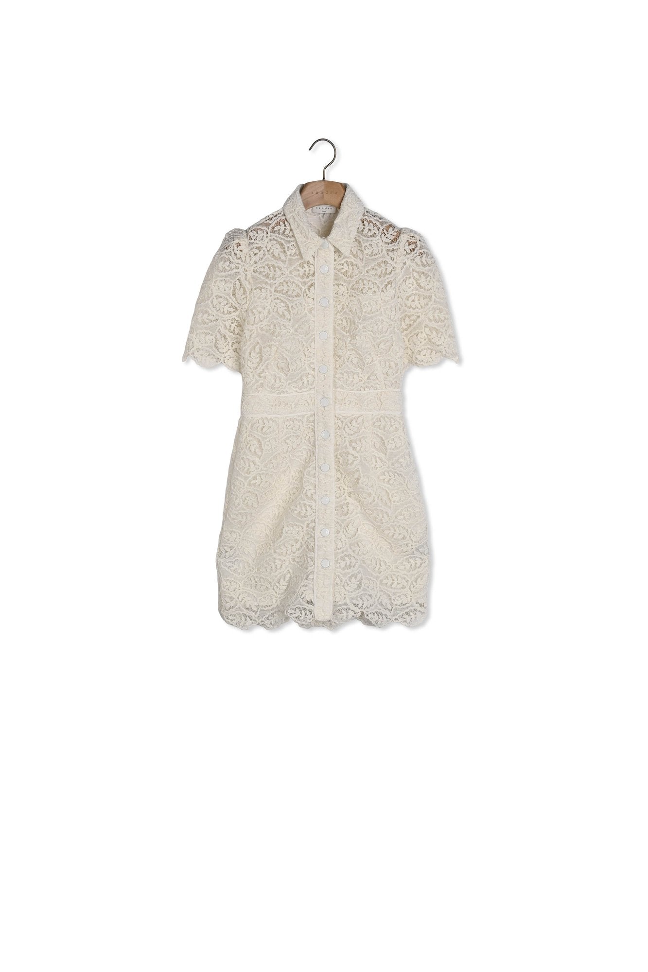 Robe courte en dentelle Sandro seconde main