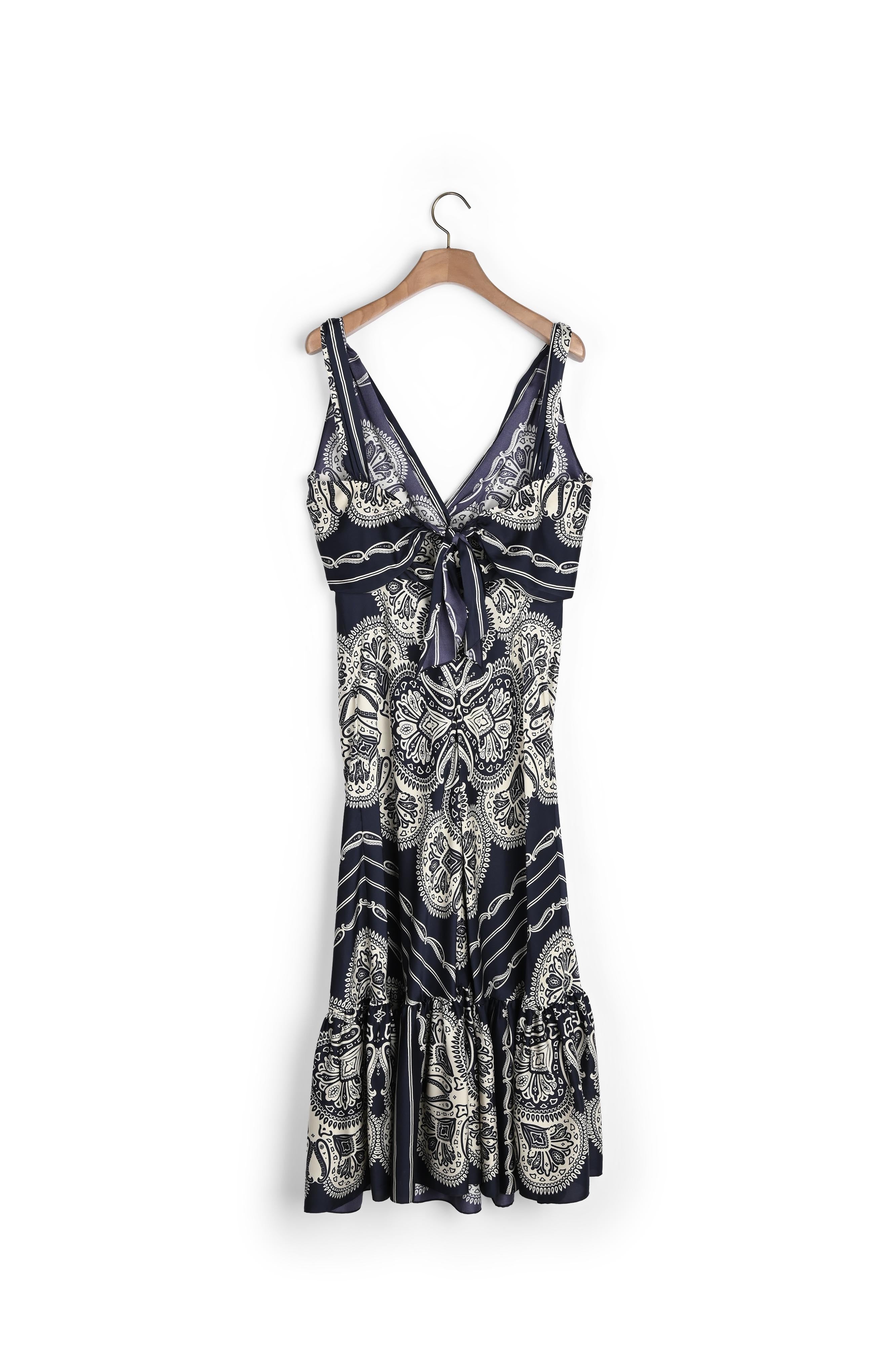 Robe longue imprimée Sandro seconde main