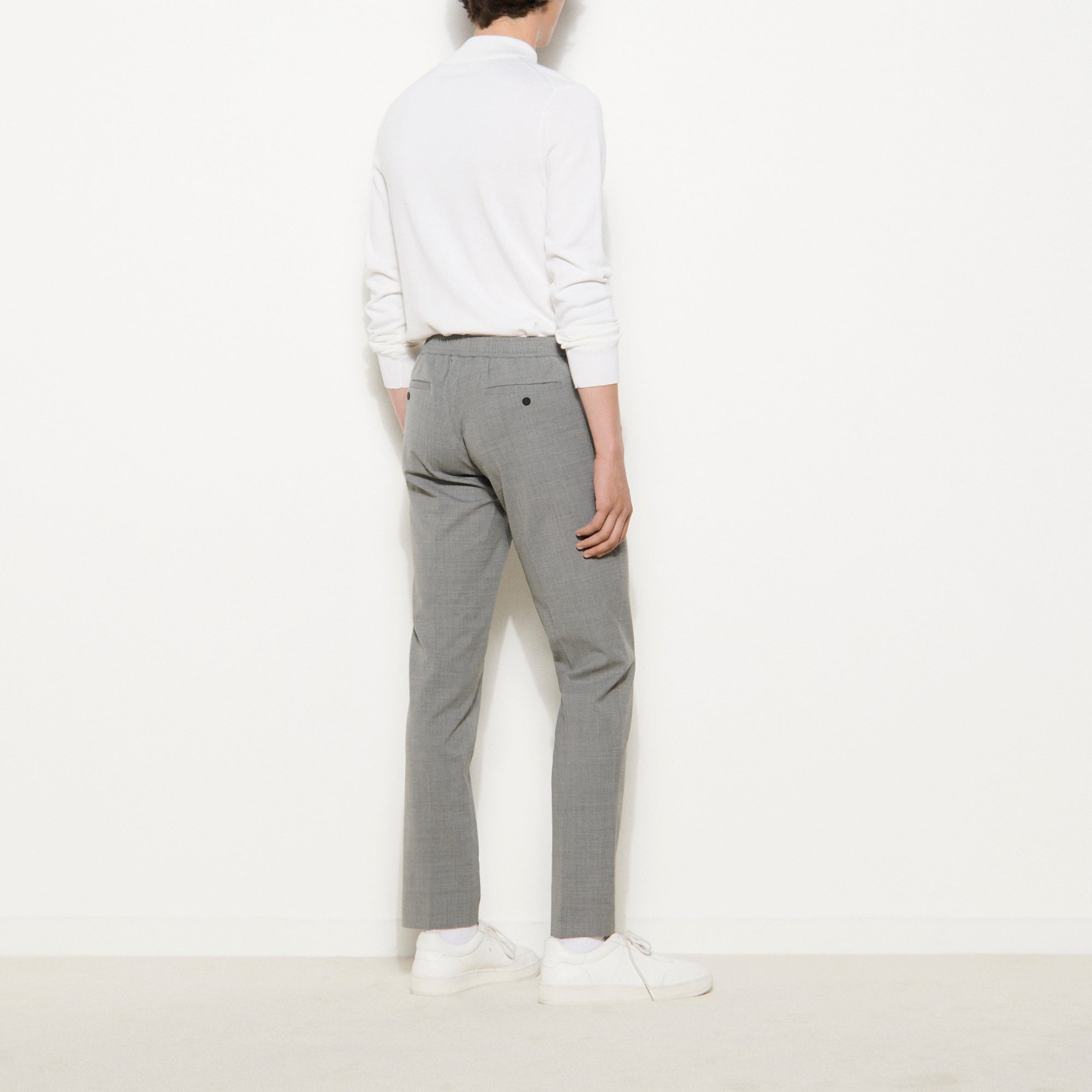 Pantalon à ceinture élastiquée Sandro seconde main