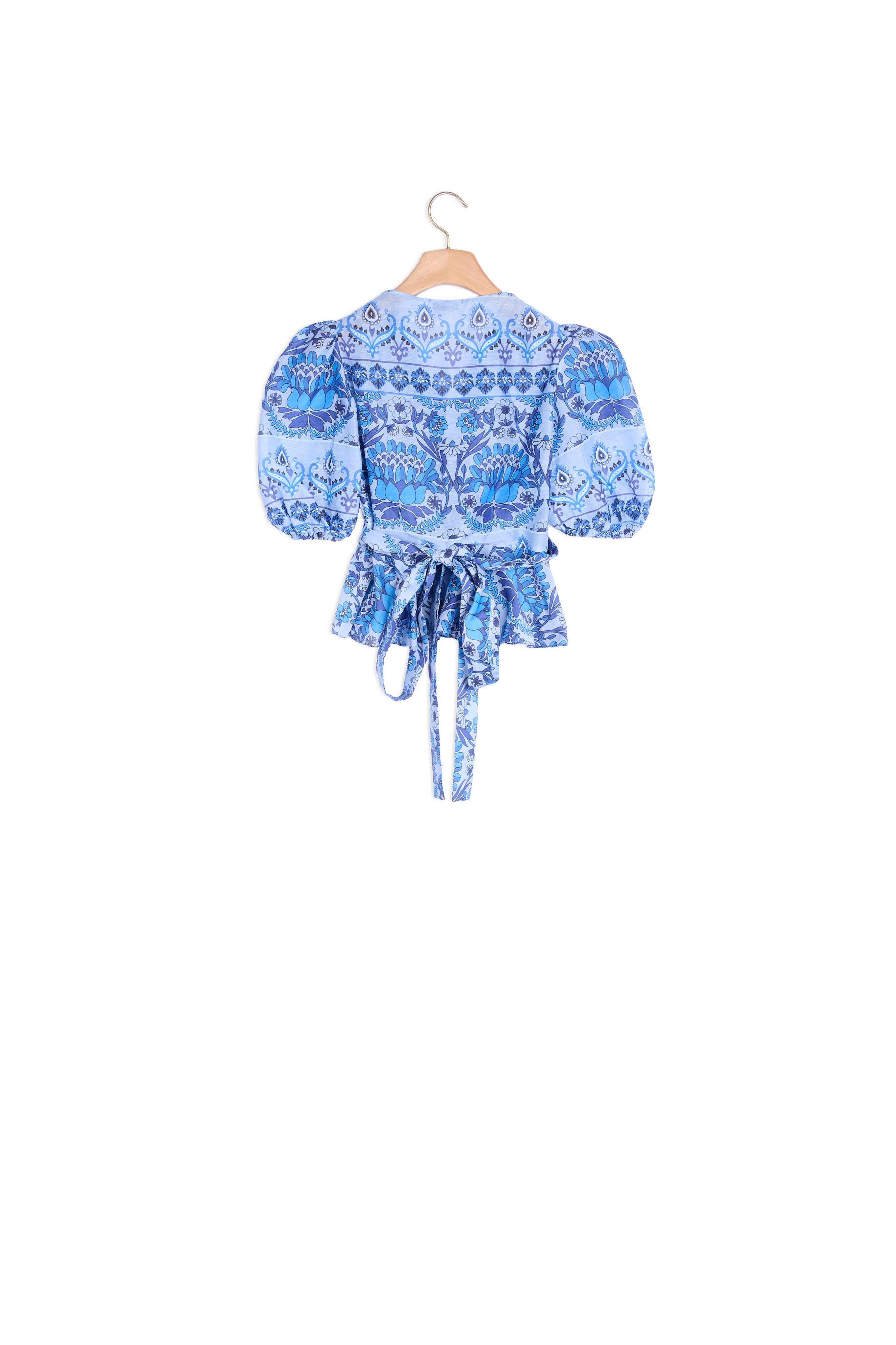 Top court cache-cœur imprimé Sandro seconde main