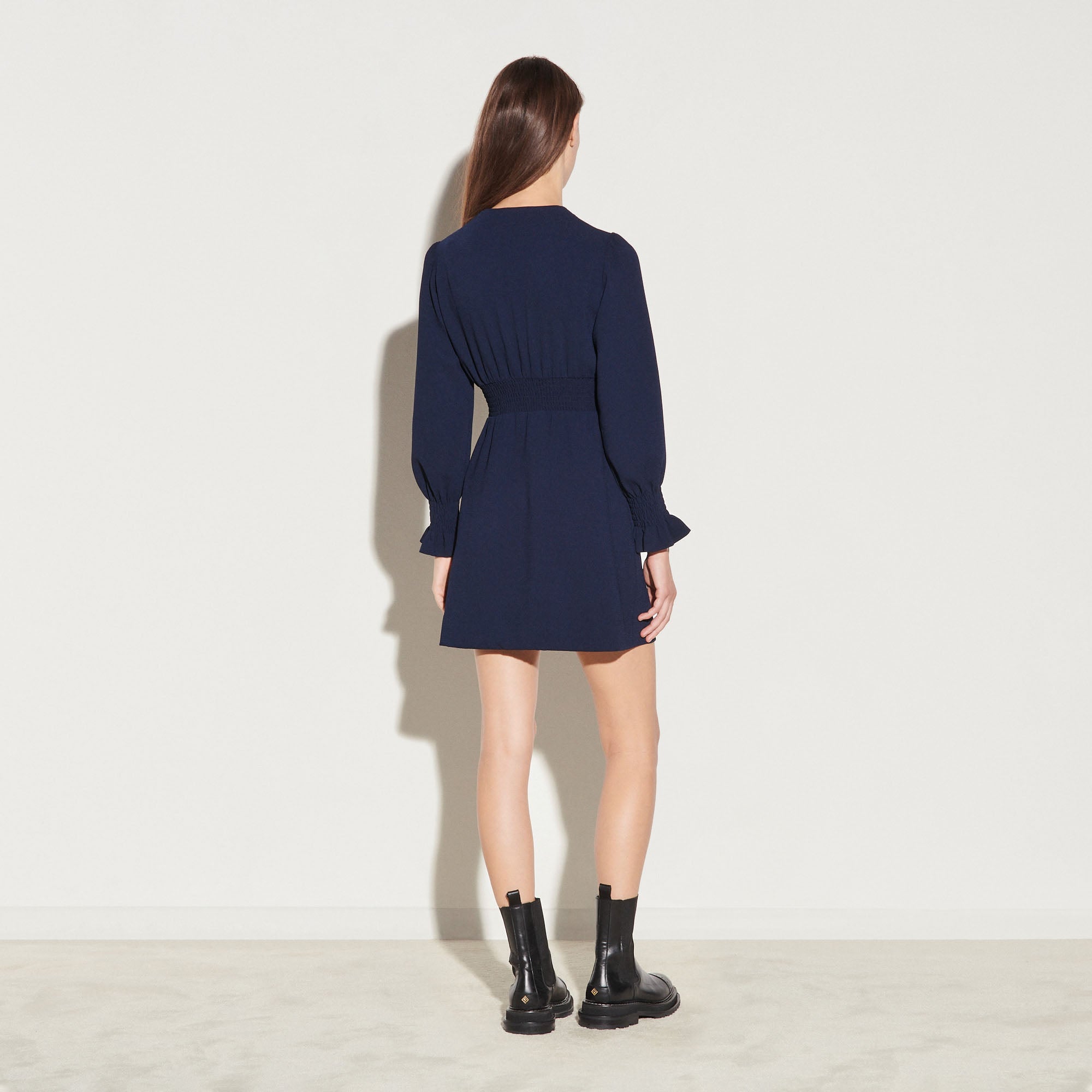 Robe à pressions et ceinture smockée Sandro seconde main