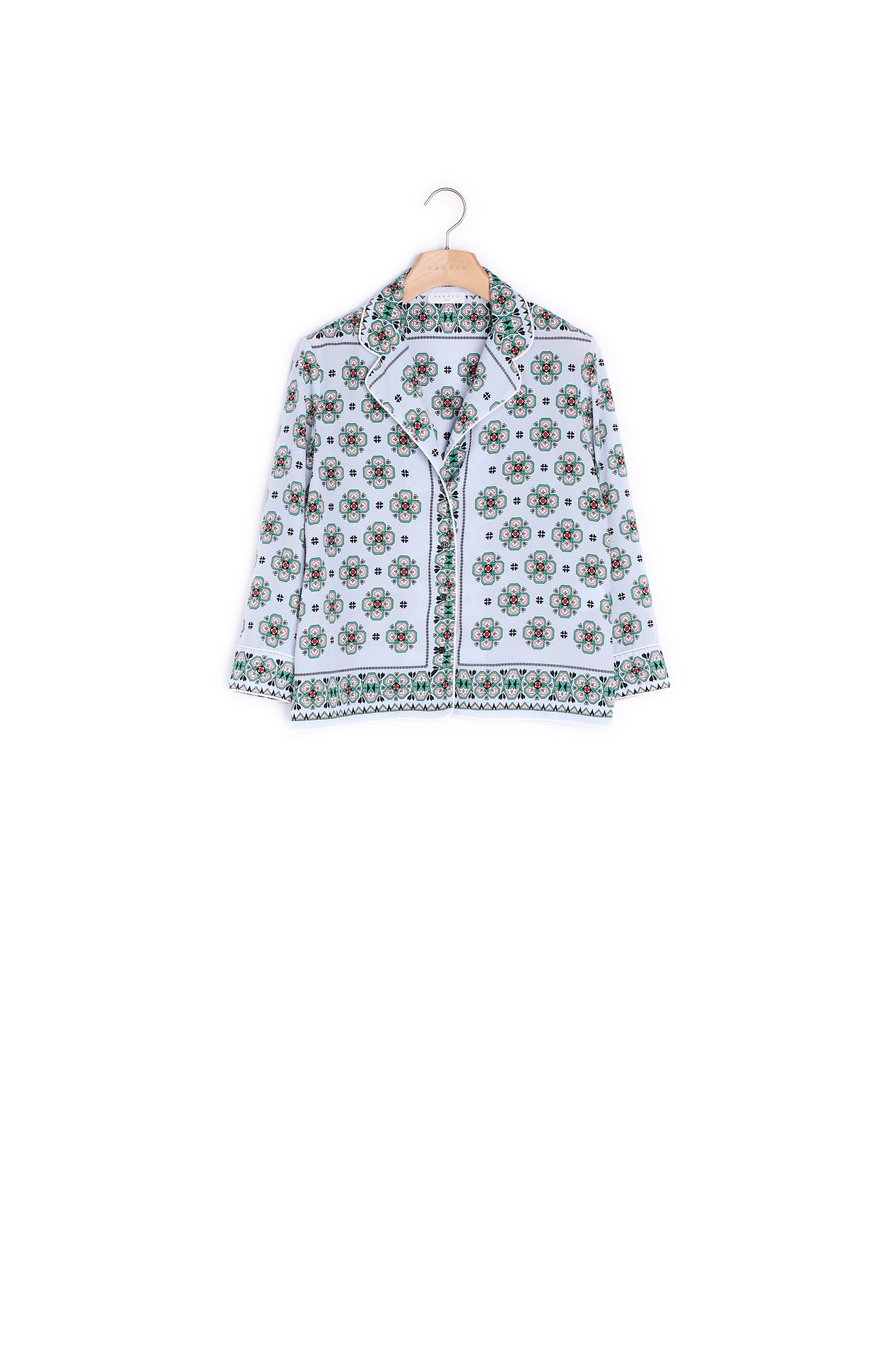 Chemise imprimée all over Sandro seconde main