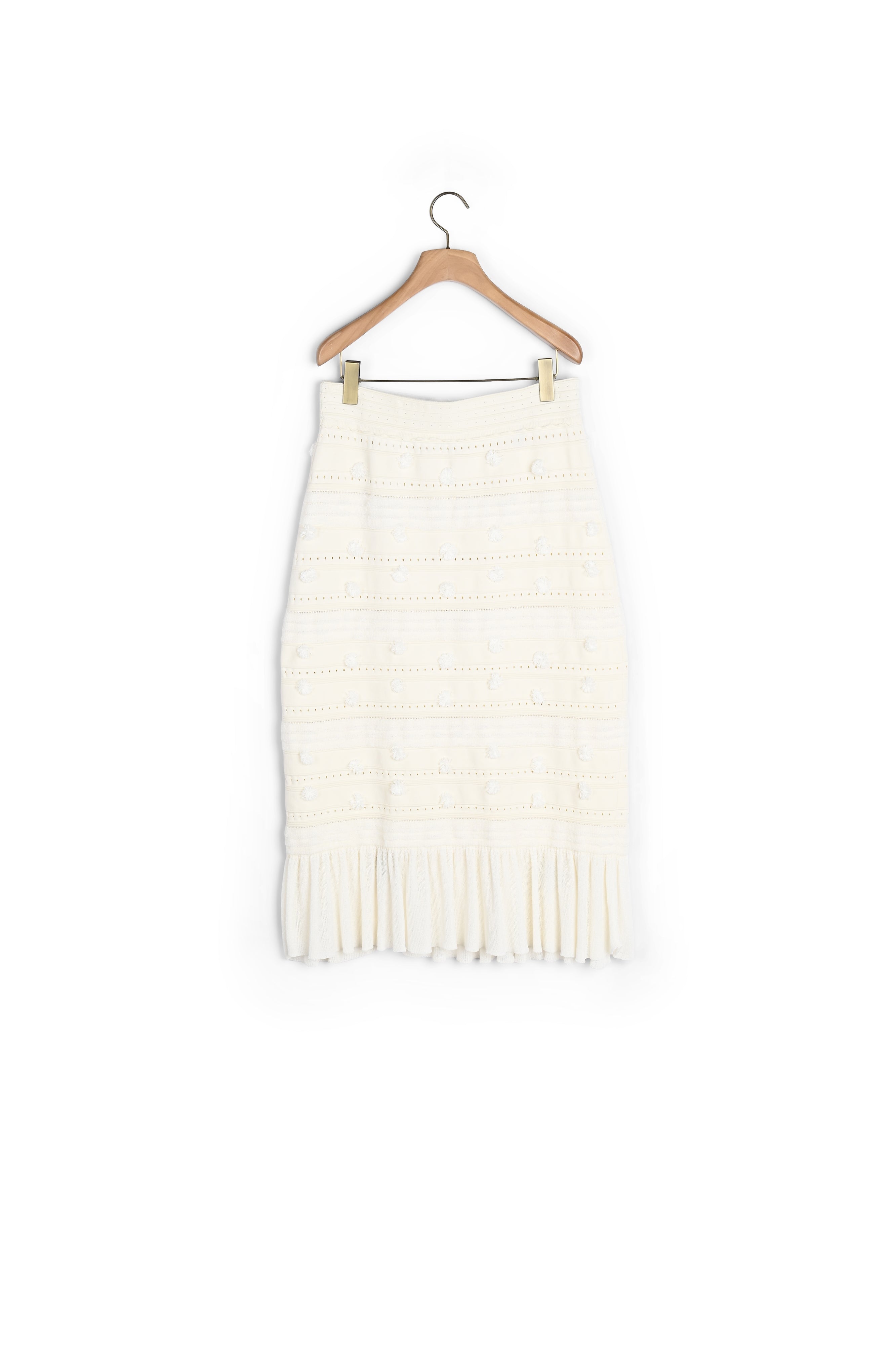 Jupe midi en Maille ajourée Sandro seconde main