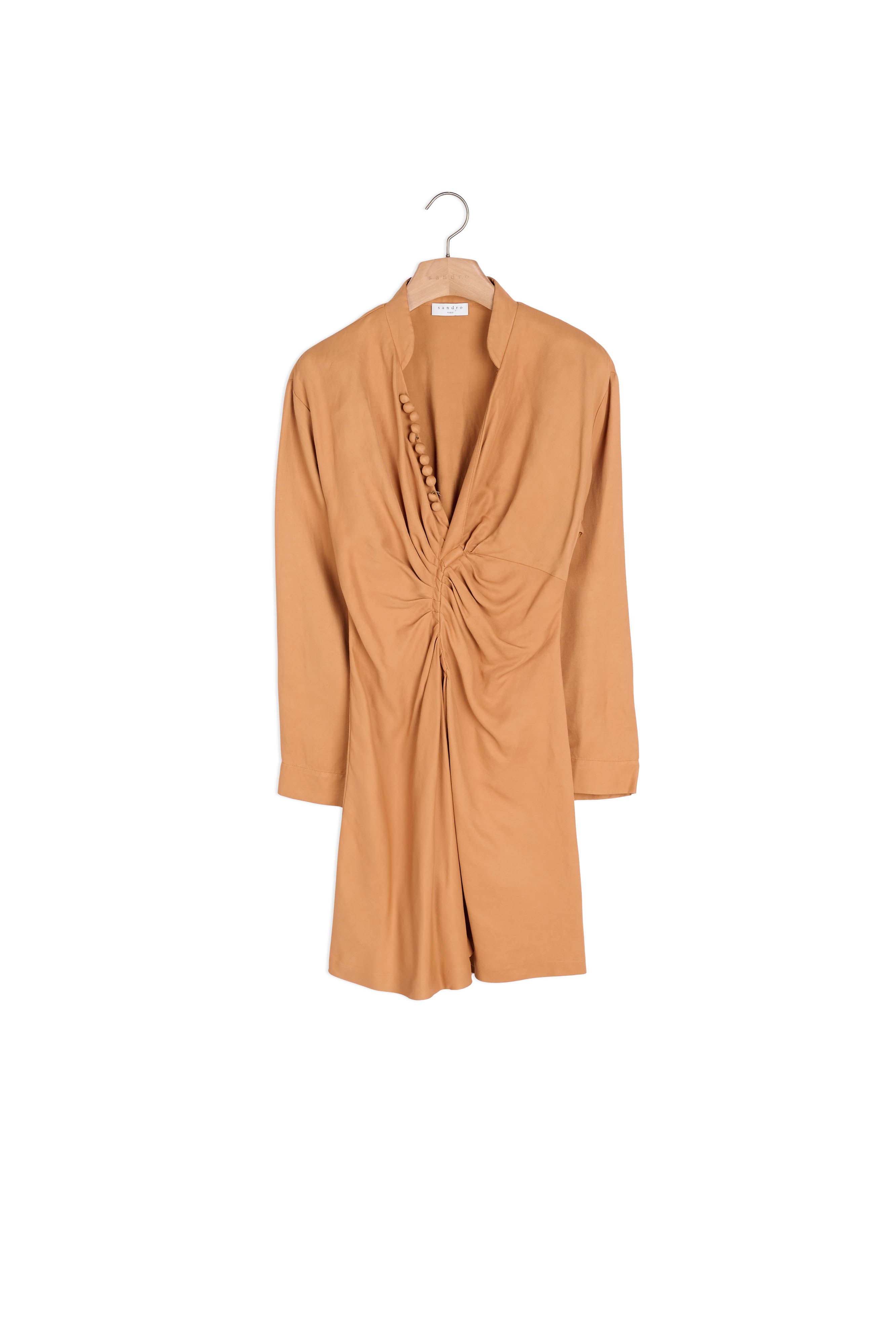 Robe courte à l'encolure fantaisie Sandro seconde main