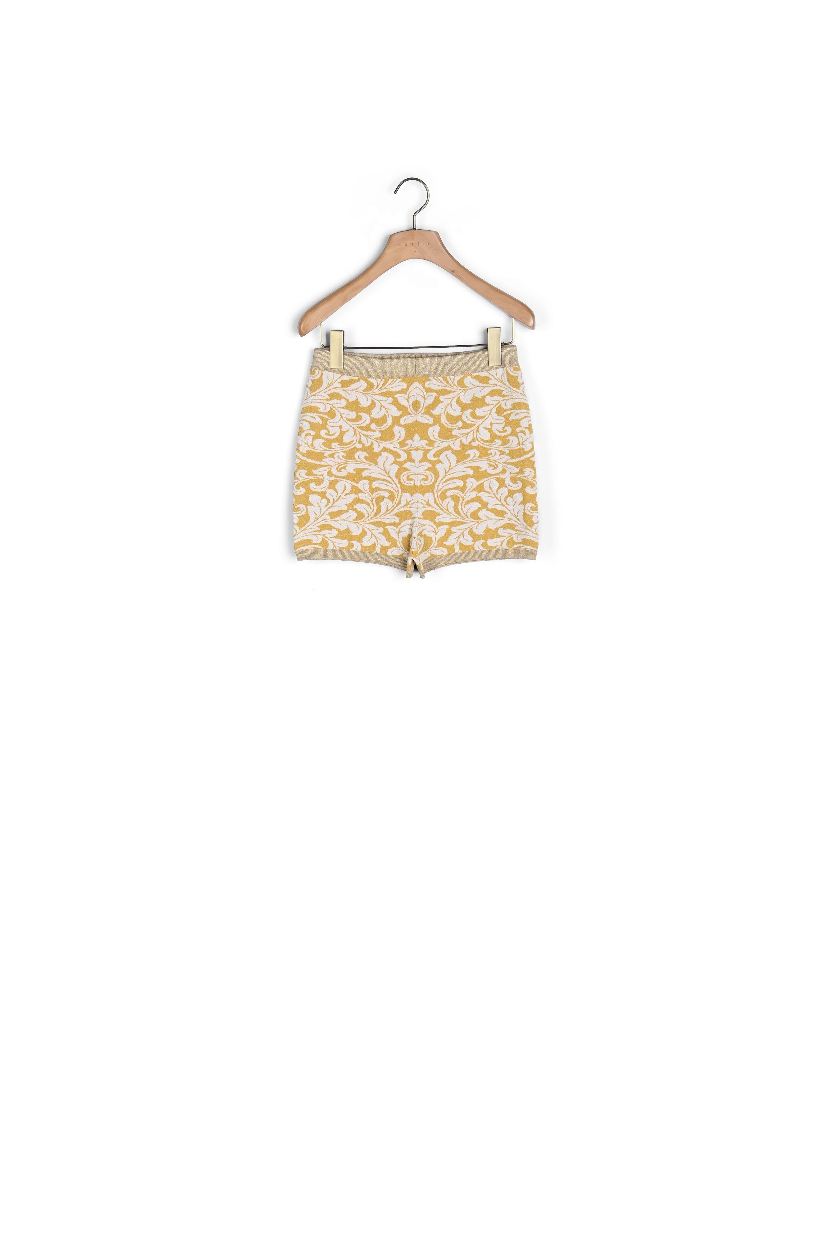 Short en Maille jacquard Sandro seconde main