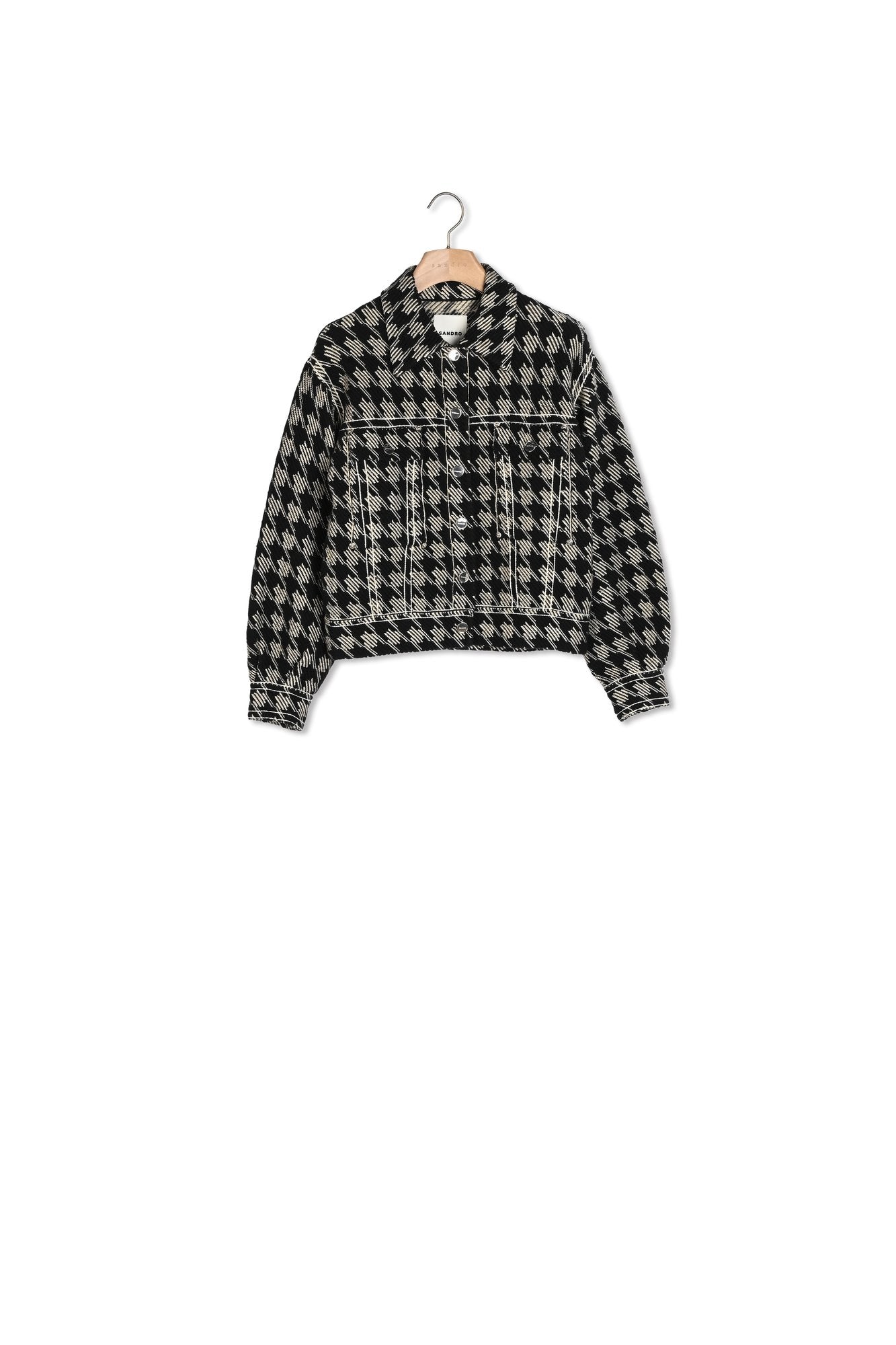 Veste pied de poule Sandro seconde main