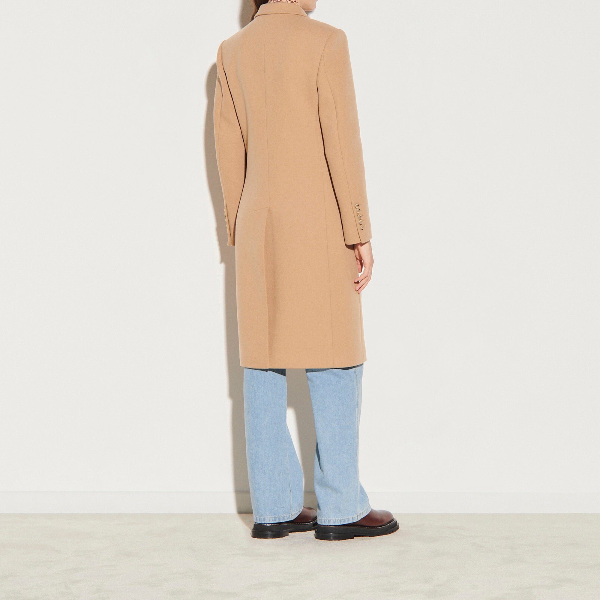 Manteau long double boutonnage croisé Sandro seconde main