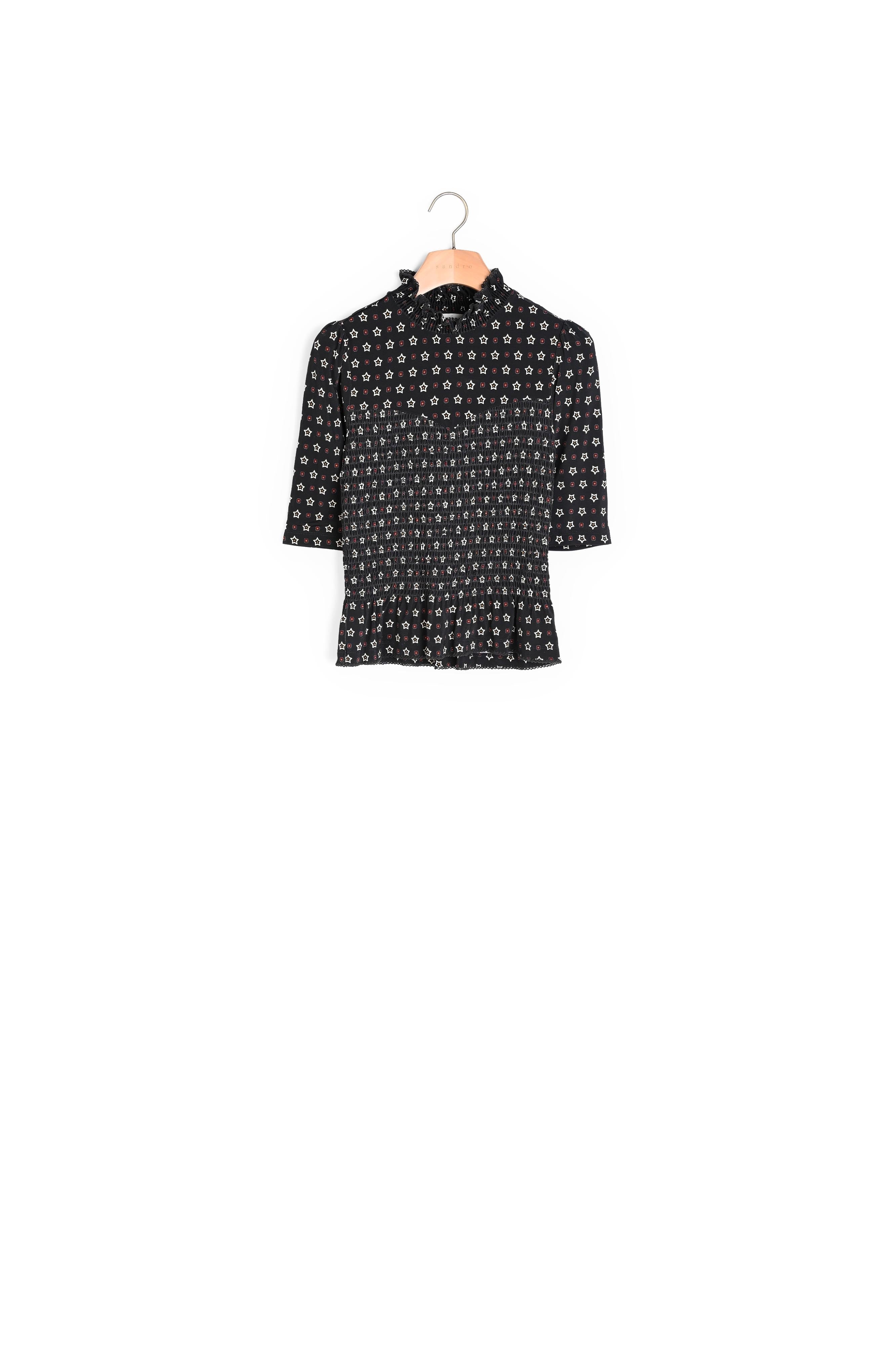 Top imprimé étoiles Sandro seconde main