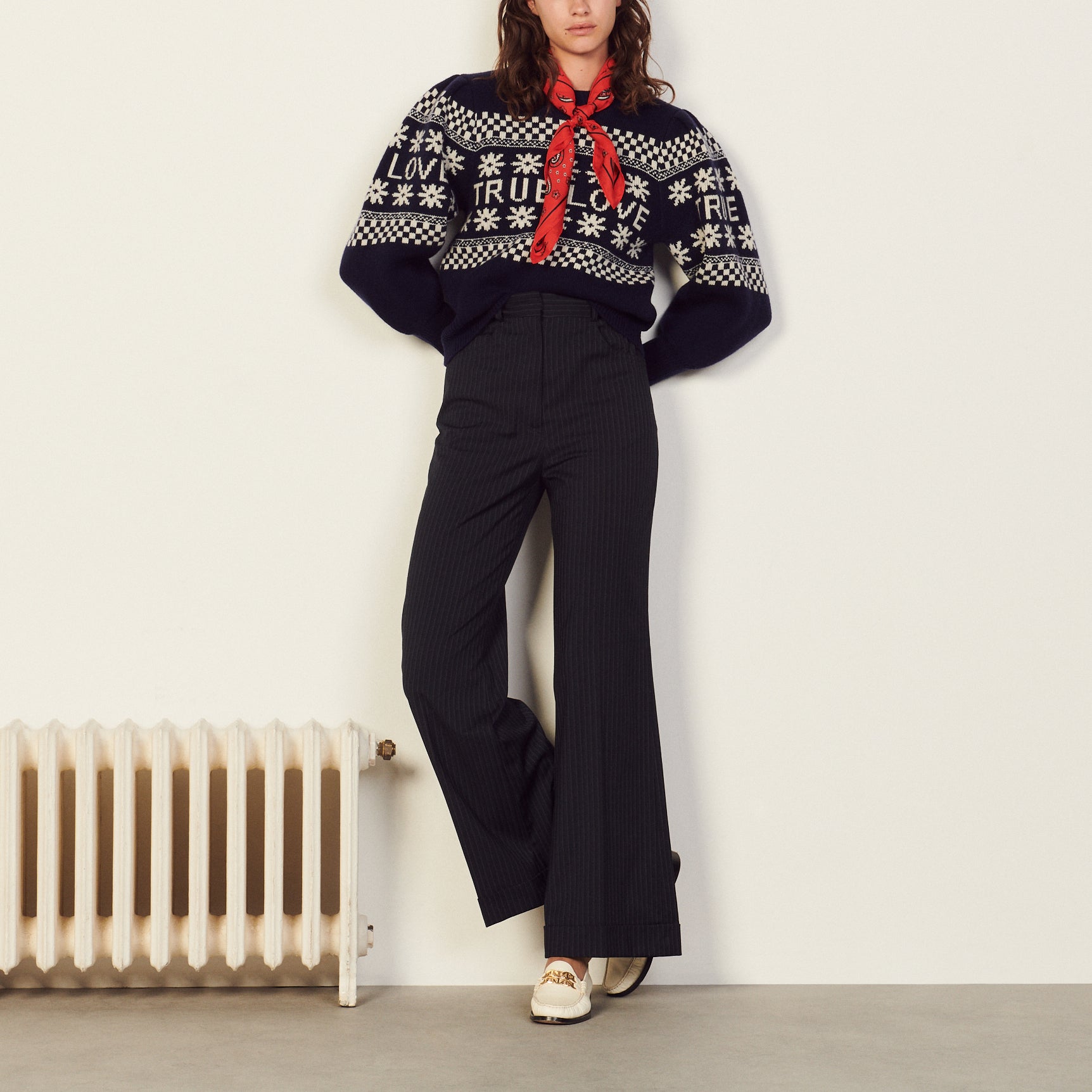 Pull Marine Sandro seconde main