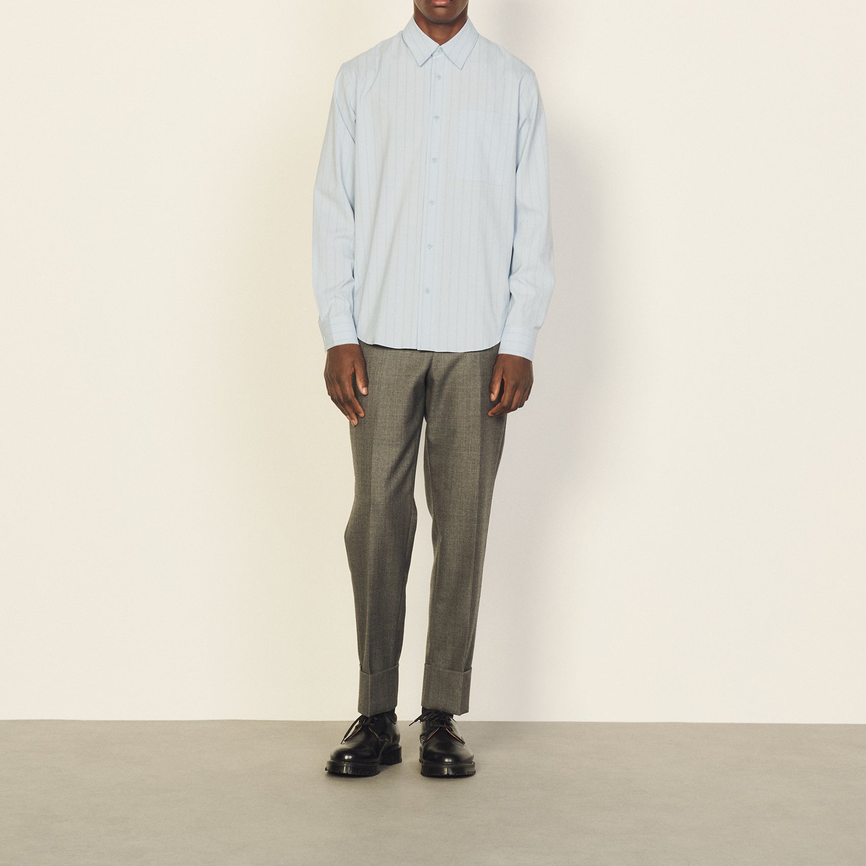 Chemise fluide rayée Sandro seconde main